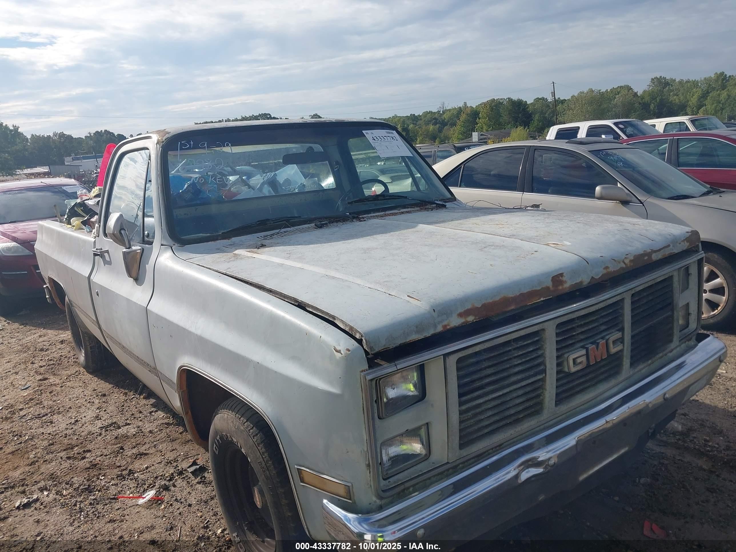 1985 Gmc C1500   Gray vin: 1GTEC14H5FF701271