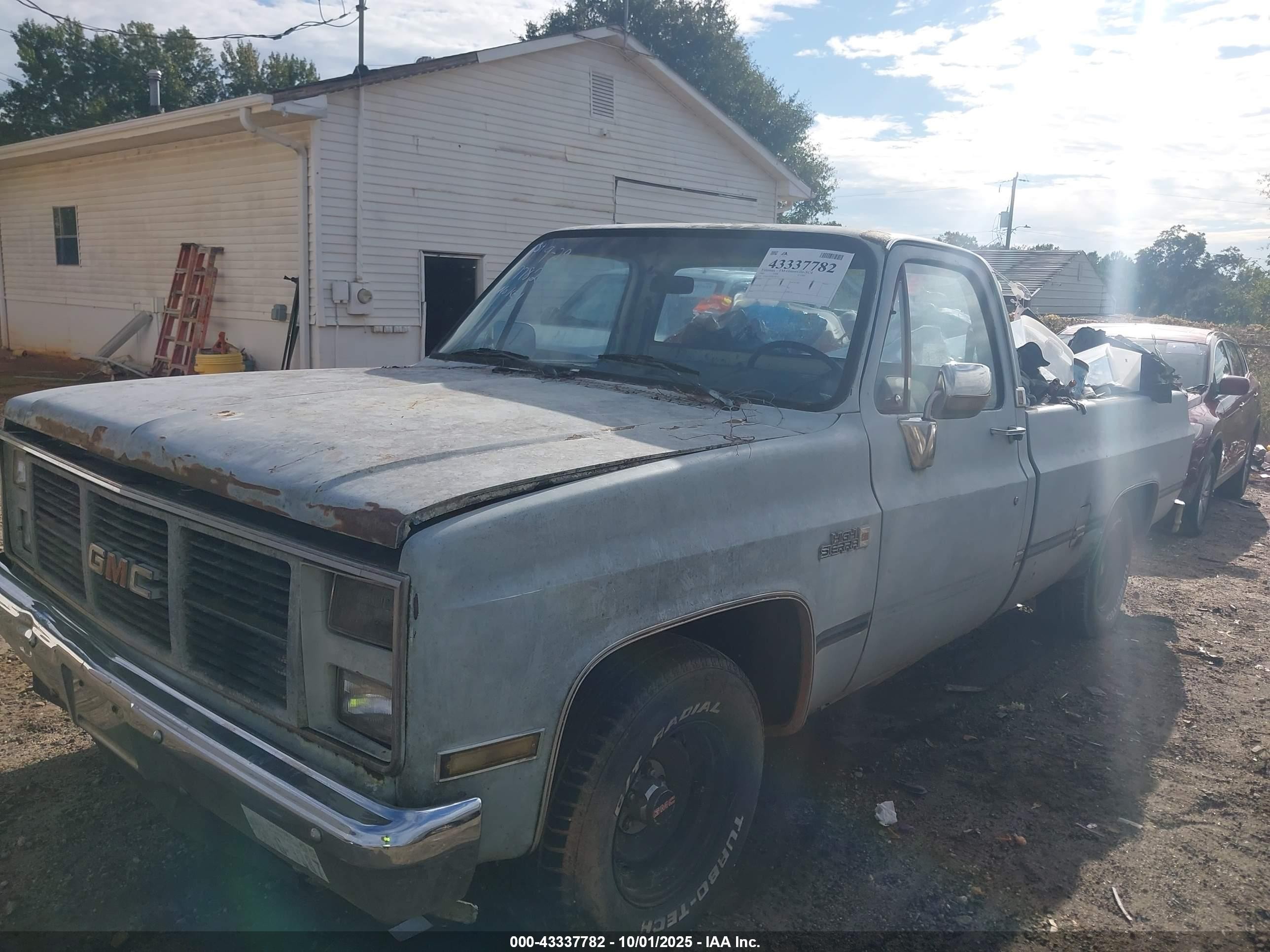 1985 Gmc C1500   Gray vin: 1GTEC14H5FF701271