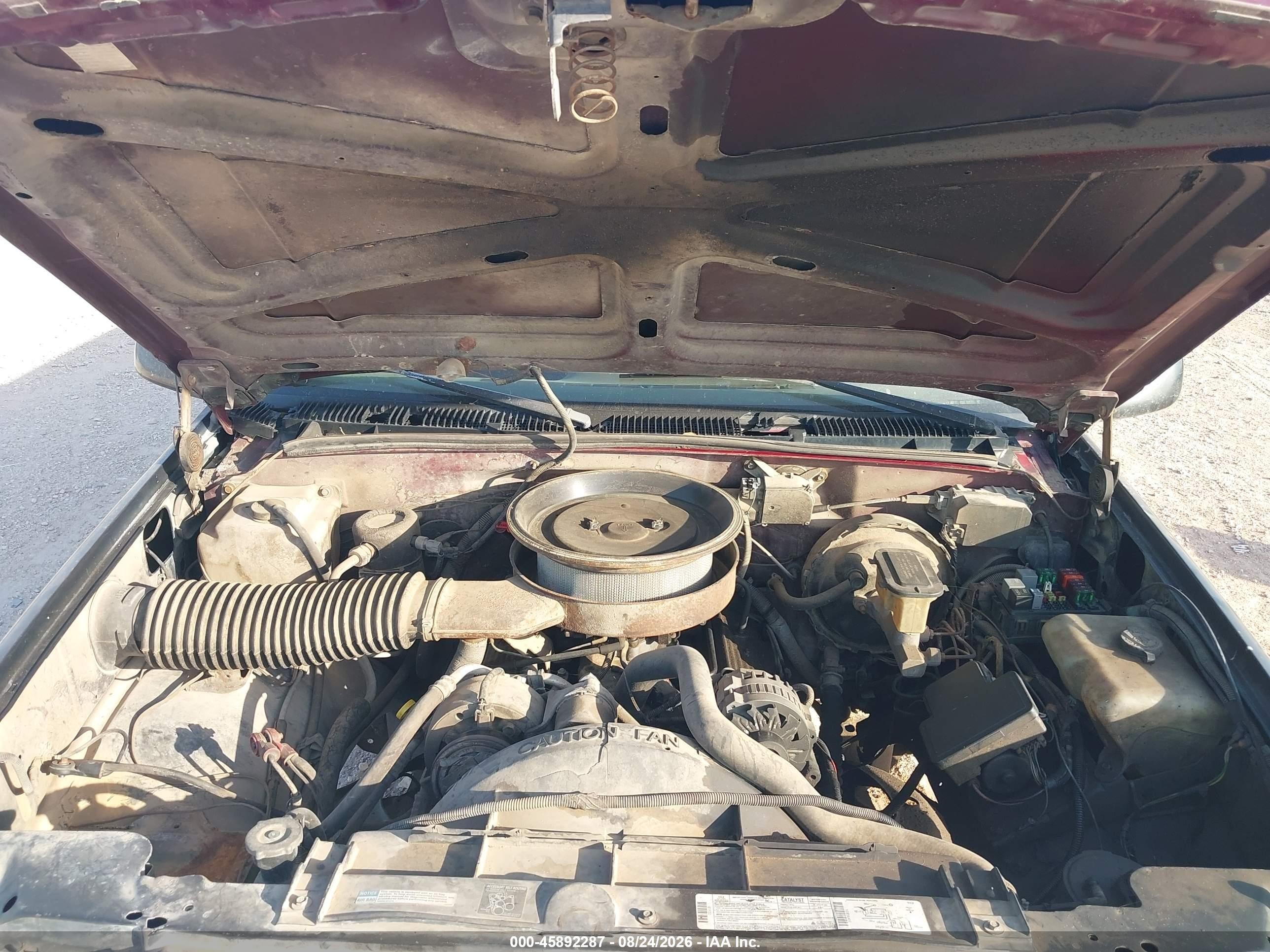 1995 Gmc Sierra C1500 Maroon vin: 1GTEC14H7SZ551351