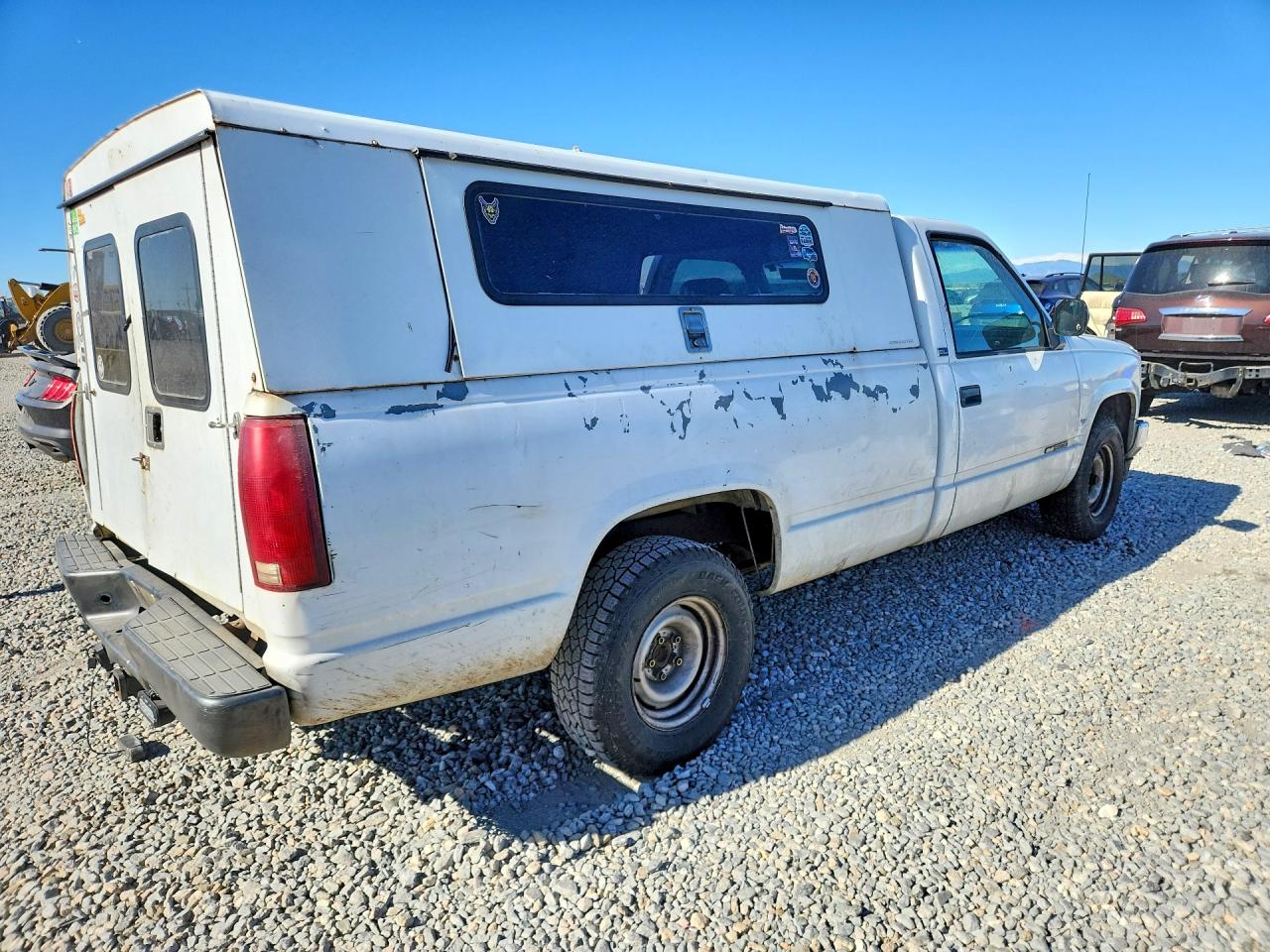 1994 Gmc Sierra C1500 White vin: 1GTEC14HXRE543195
