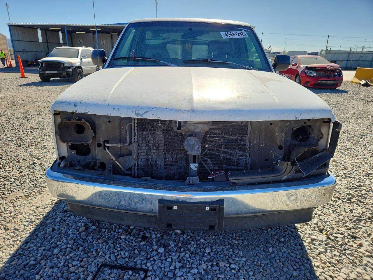 1994 Gmc Sierra C1500 White vin: 1GTEC14HXRE543195