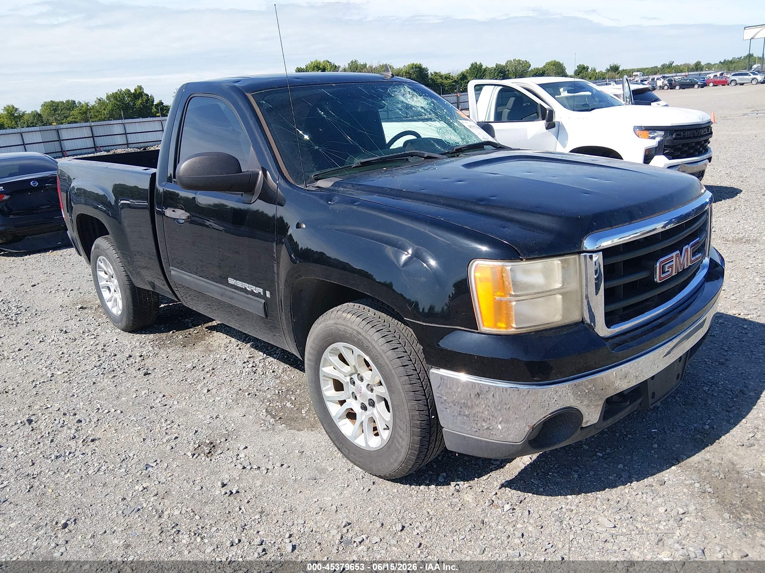 2008 Gmc Sierra 1500 Sle1 Black vin: 1GTEC14J18Z308369