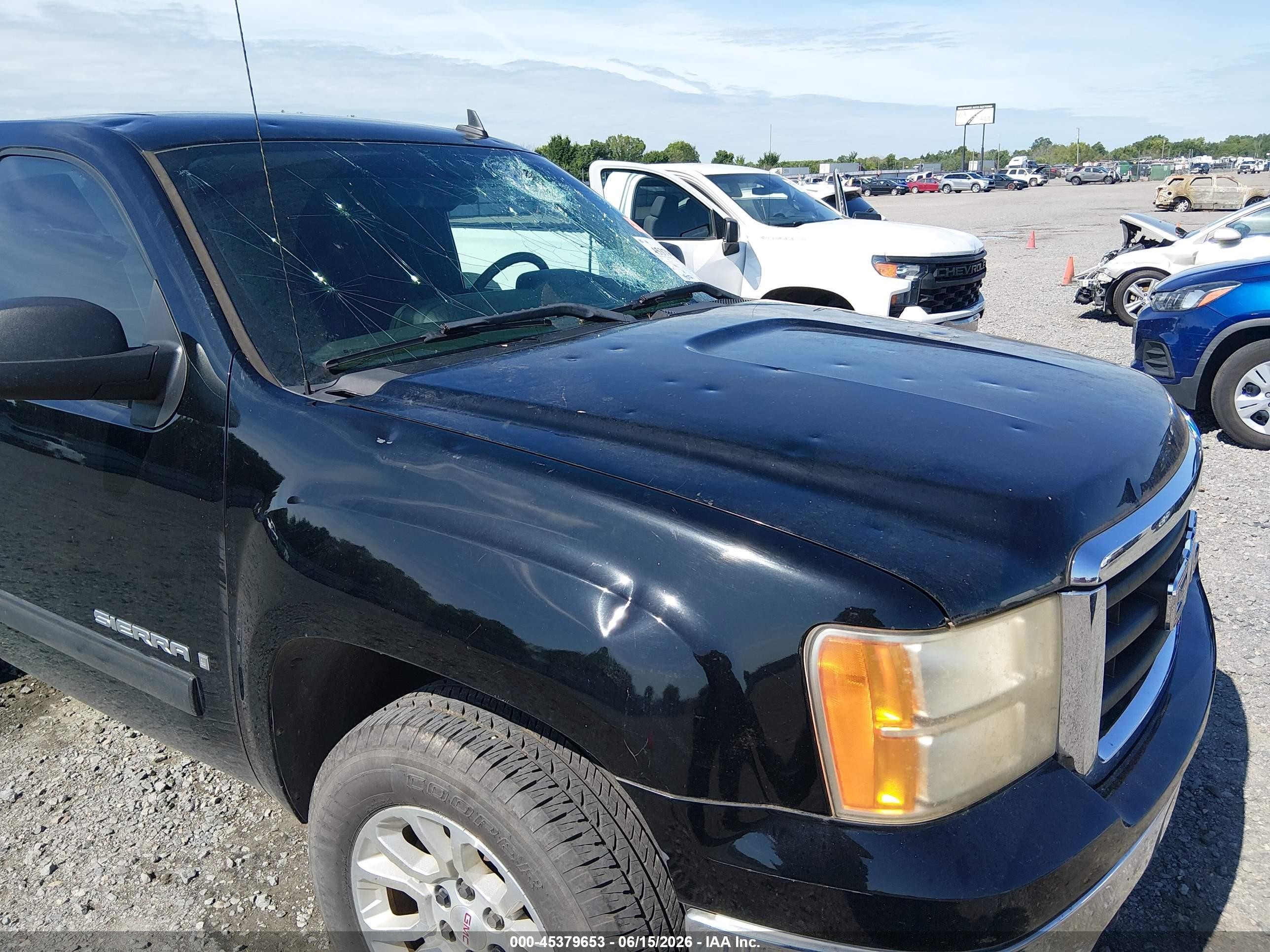 2008 Gmc Sierra 1500 Sle1 Black vin: 1GTEC14J18Z308369