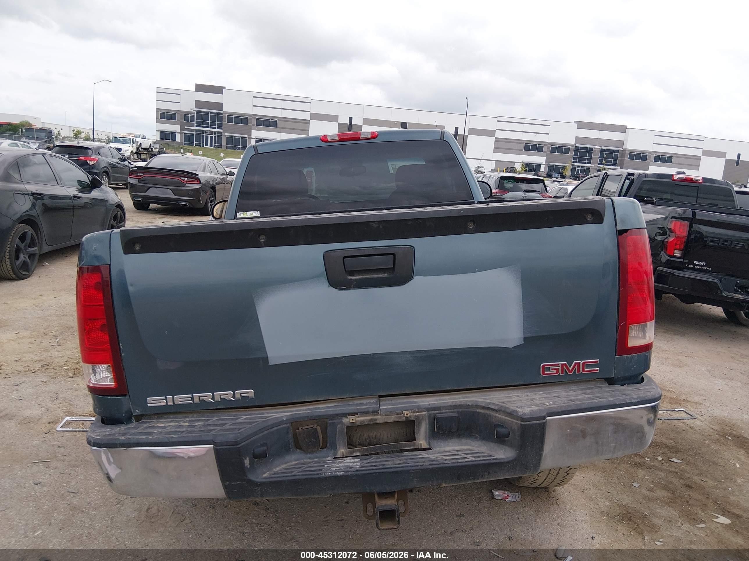 2008 Gmc Sierra 1500 Work Truck Blue vin: 1GTEC14J68Z157478