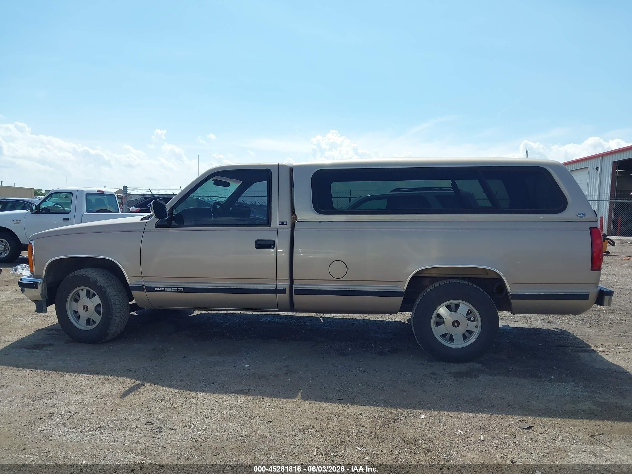 1993 Gmc Sierra C1500 Tan vin: 1GTEC14K4PE548658