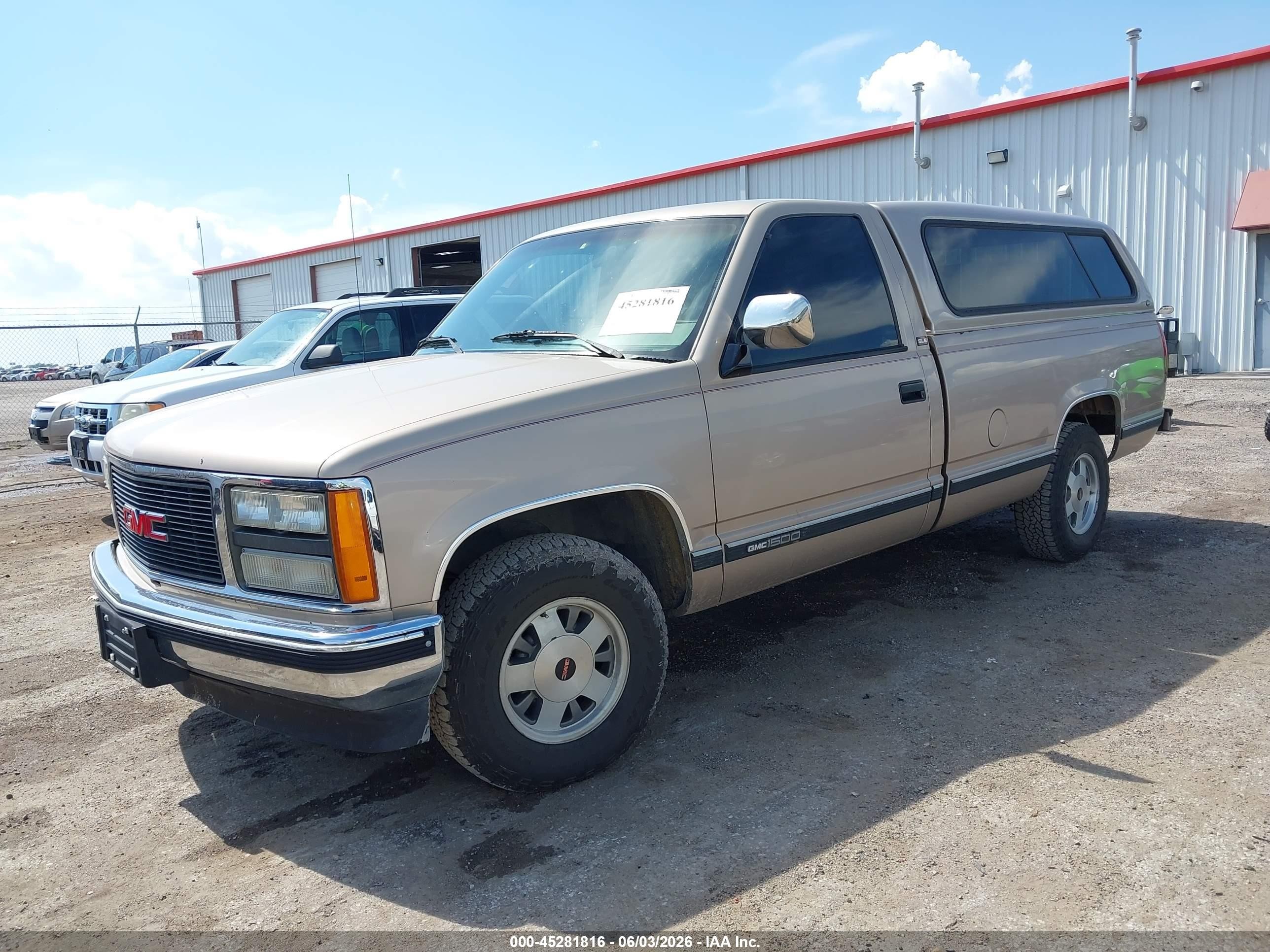 1993 Gmc Sierra C1500 Tan vin: 1GTEC14K4PE548658