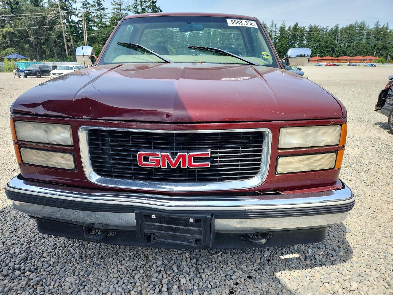 1998 Gmc Sierra C1500 Burgundy vin: 1GTEC14MXWZ507590