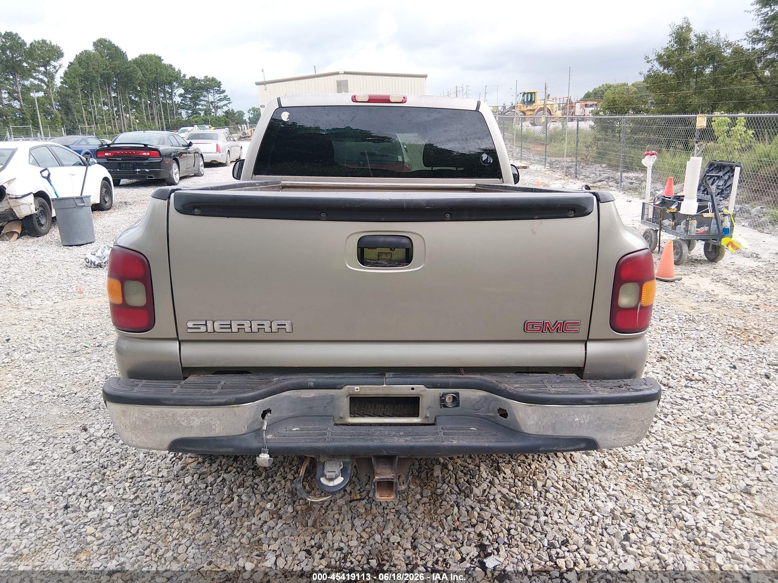 2002 Gmc Sierra 1500 Sle Tan vin: 1GTEC14T02Z124033
