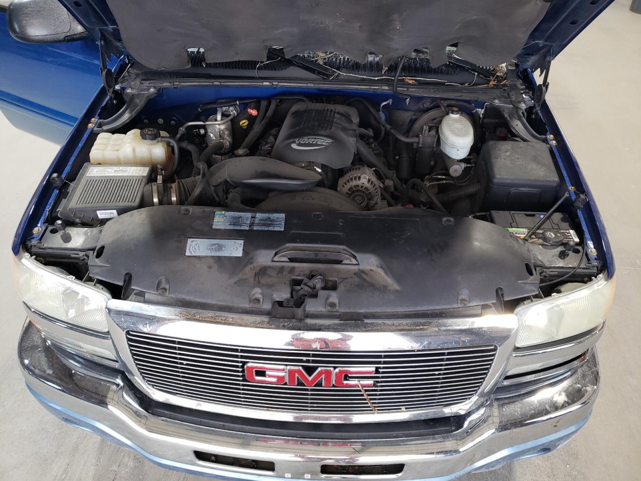 2003 Gmc New Sierra C1500   Blue vin: 1GTEC14T03Z123773