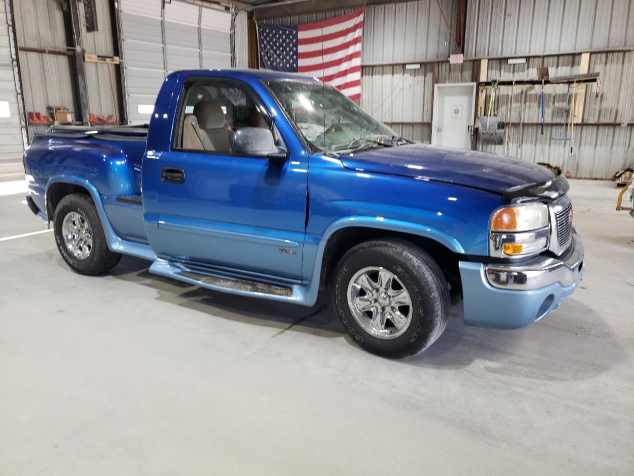 2003 Gmc New Sierra C1500   Blue vin: 1GTEC14T03Z123773