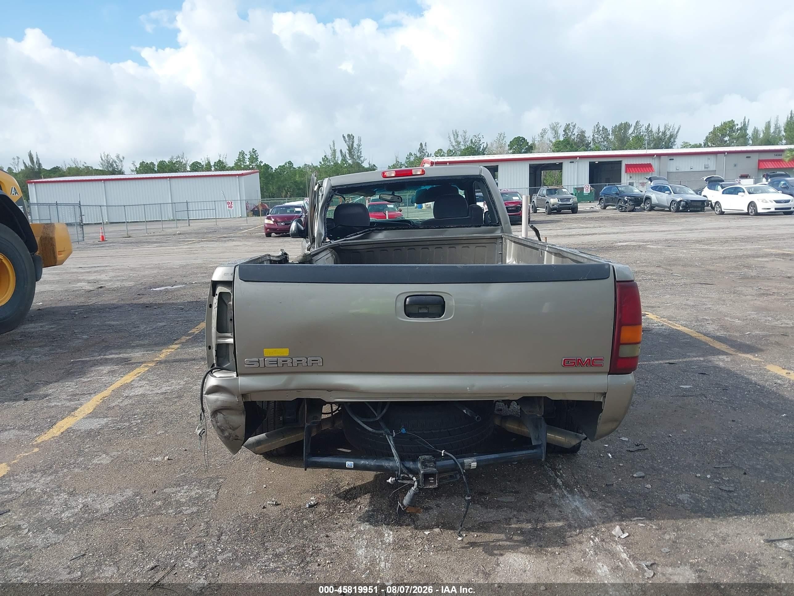 2002 Gmc Sierra 1500 Sle Tan vin: 1GTEC14T32Z293270