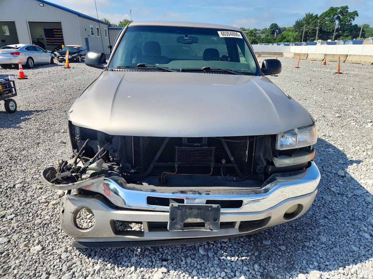 2005 Gmc New Sierra C1500 Silver vin: 1GTEC14T35E184982
