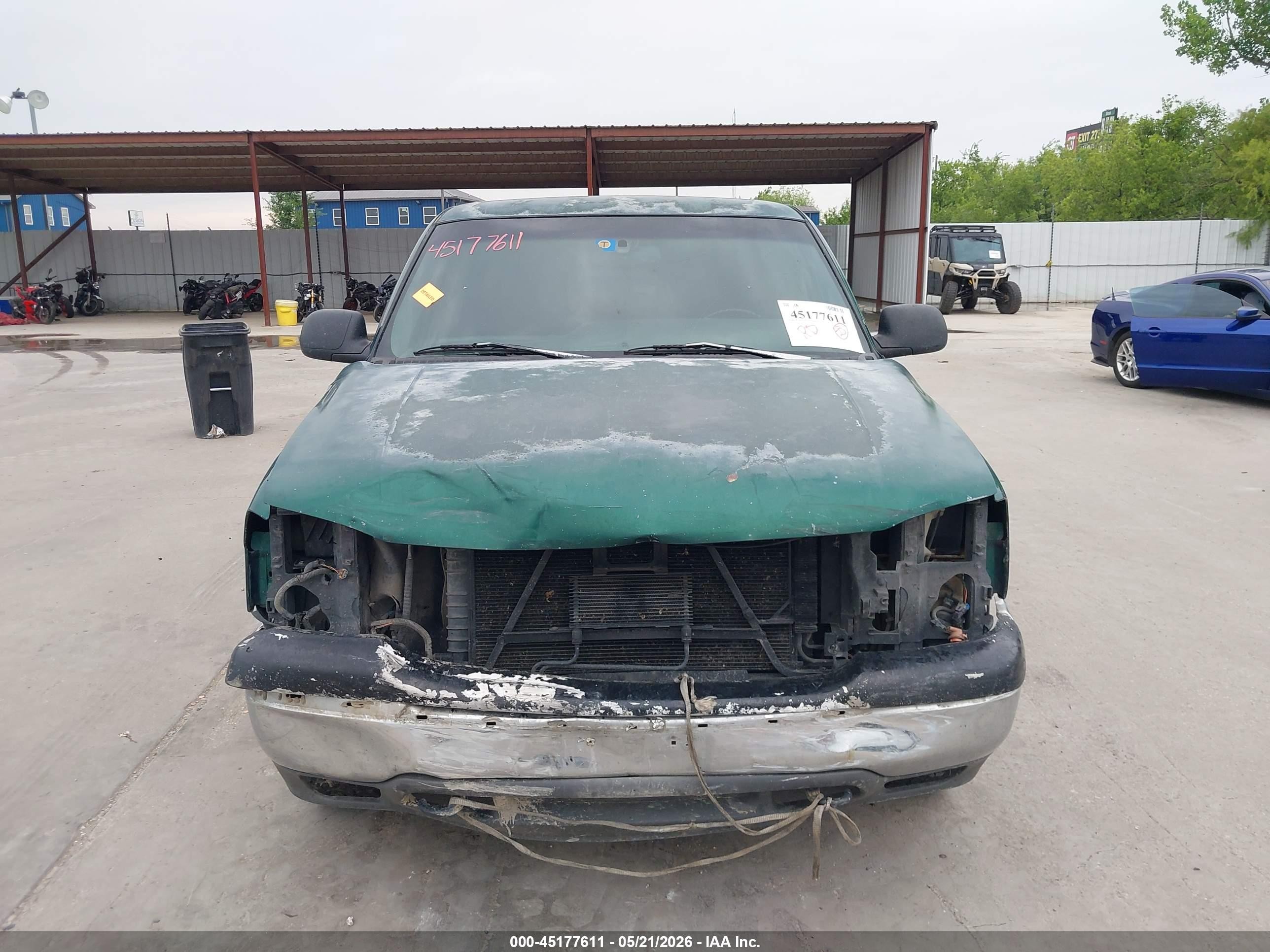 1999 Gmc Sierra 1500 Sle Green vin: 1GTEC14T7XE540417