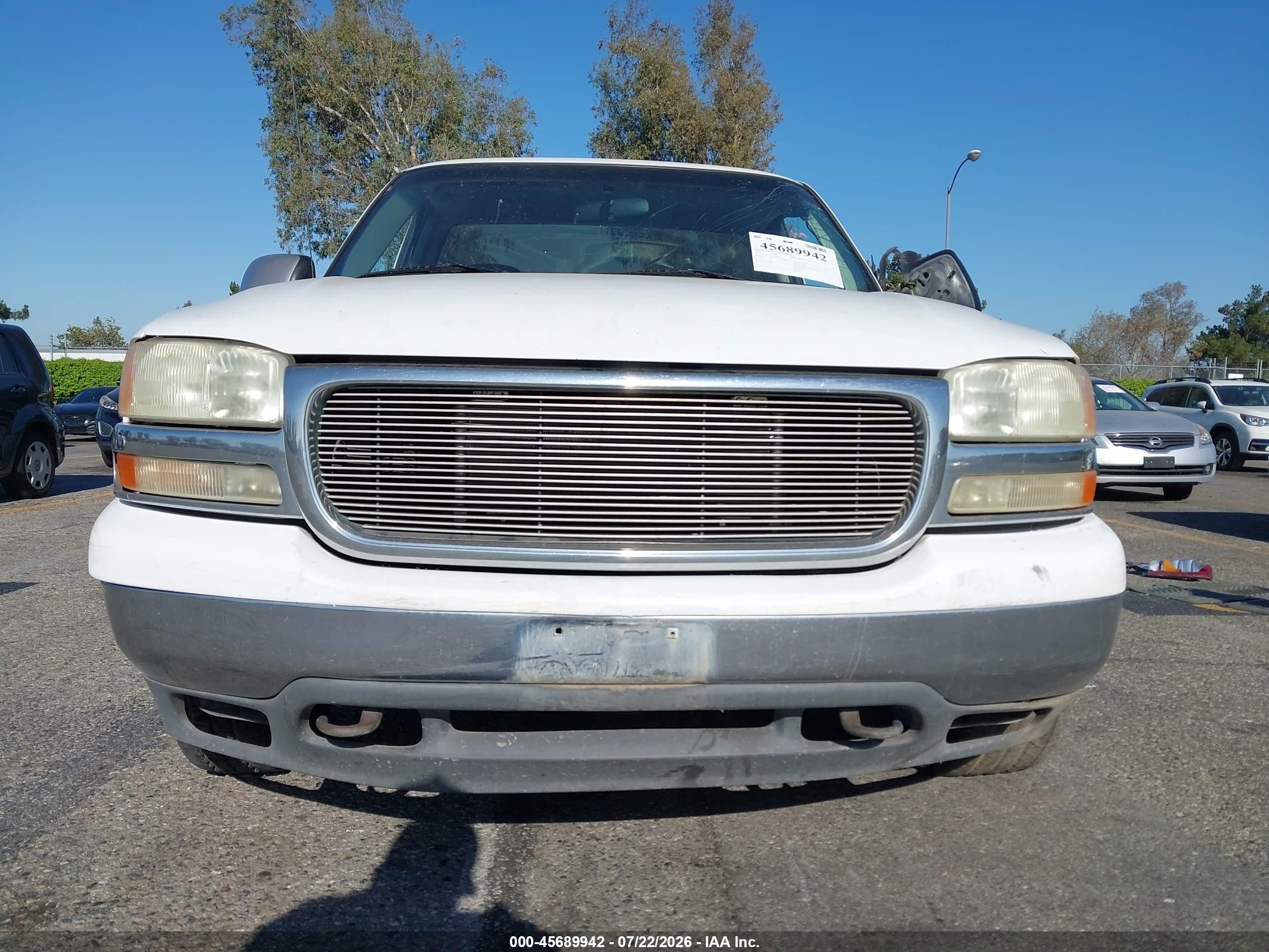 1999 Gmc New Sierra 1500 Sle White vin: 1GTEC14T7XZ530771