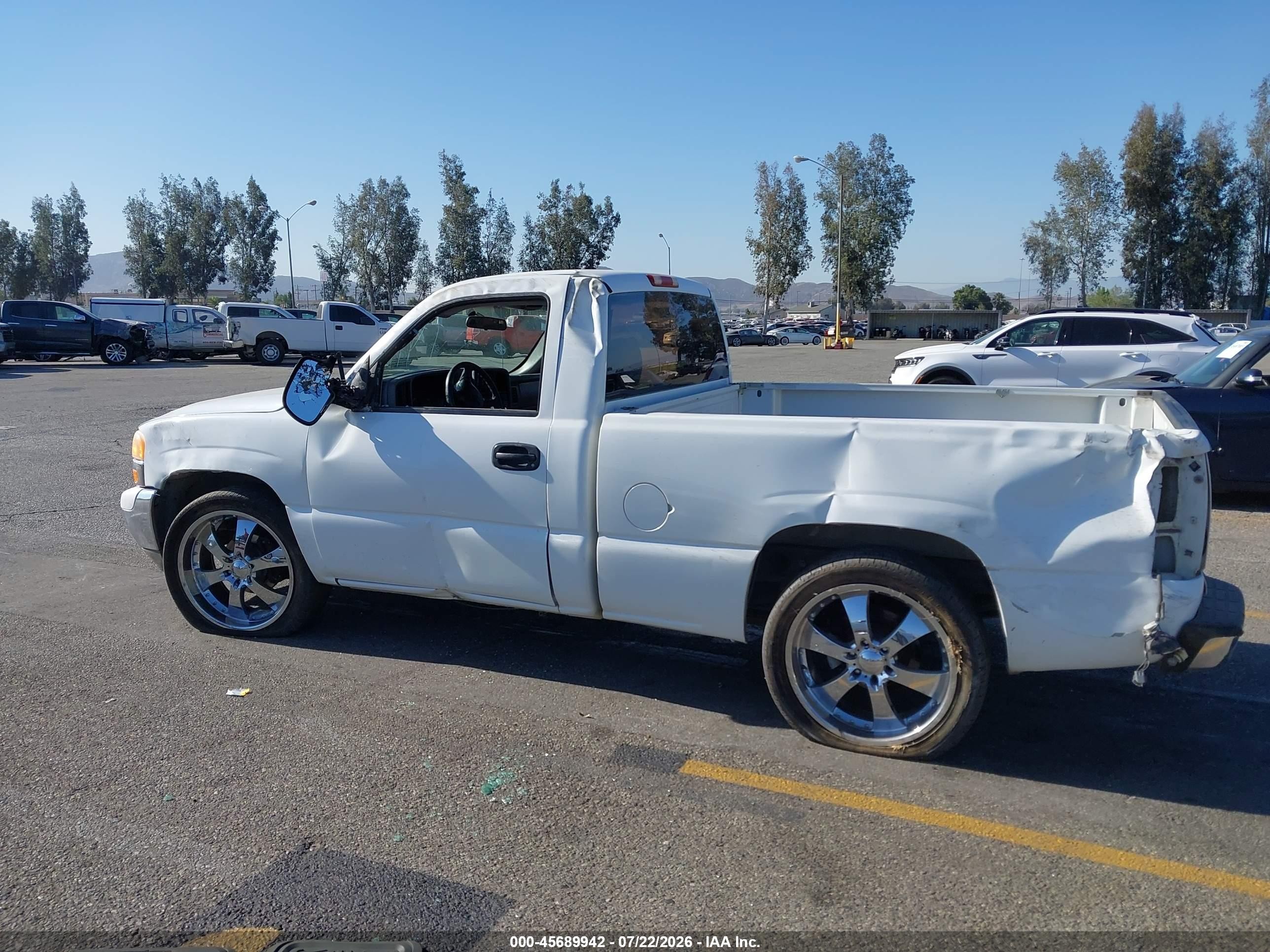 1999 Gmc New Sierra 1500 Sle White vin: 1GTEC14T7XZ530771