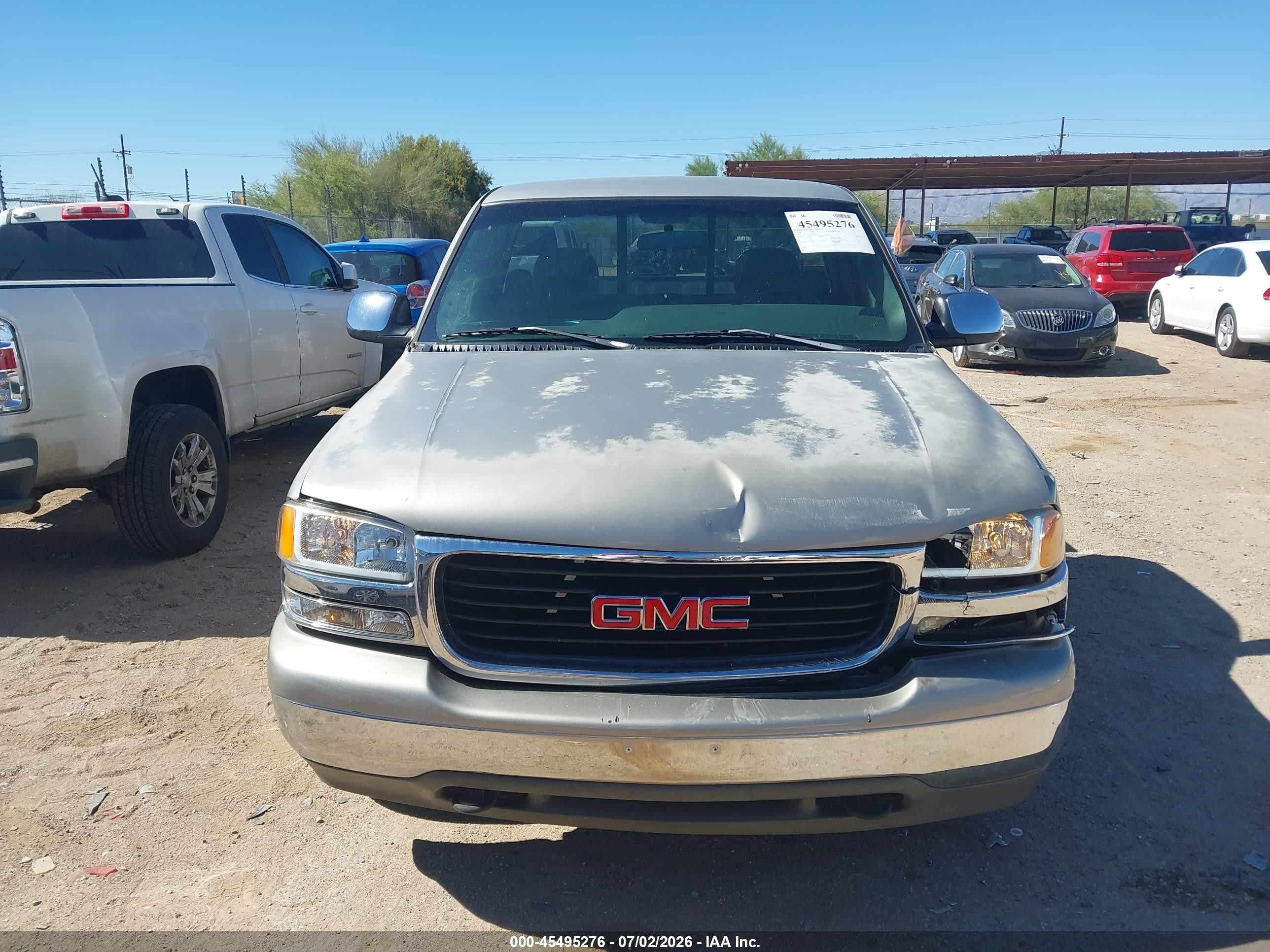 2000 Gmc Sierra 1500 Sle Champagne vin: 1GTEC14T7YE189915