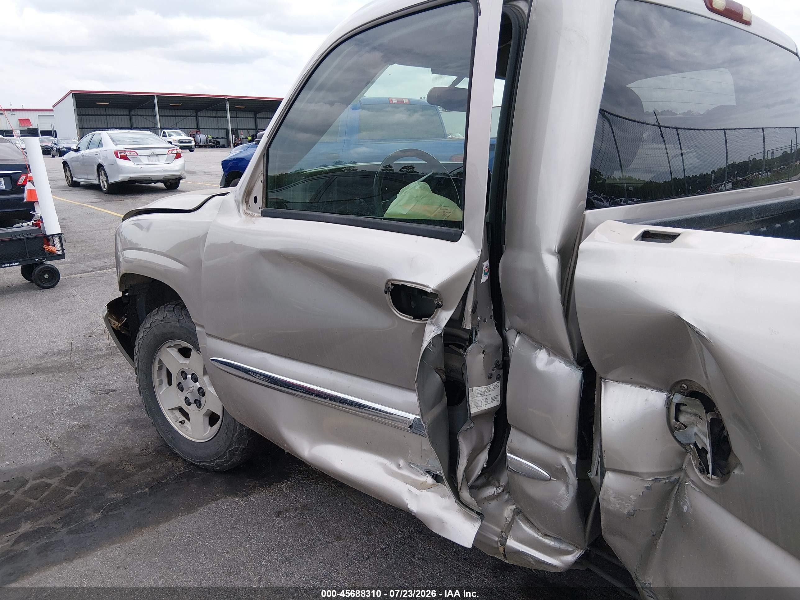 2005 Gmc Sierra 1500 Sle Beige vin: 1GTEC14TX5Z133360