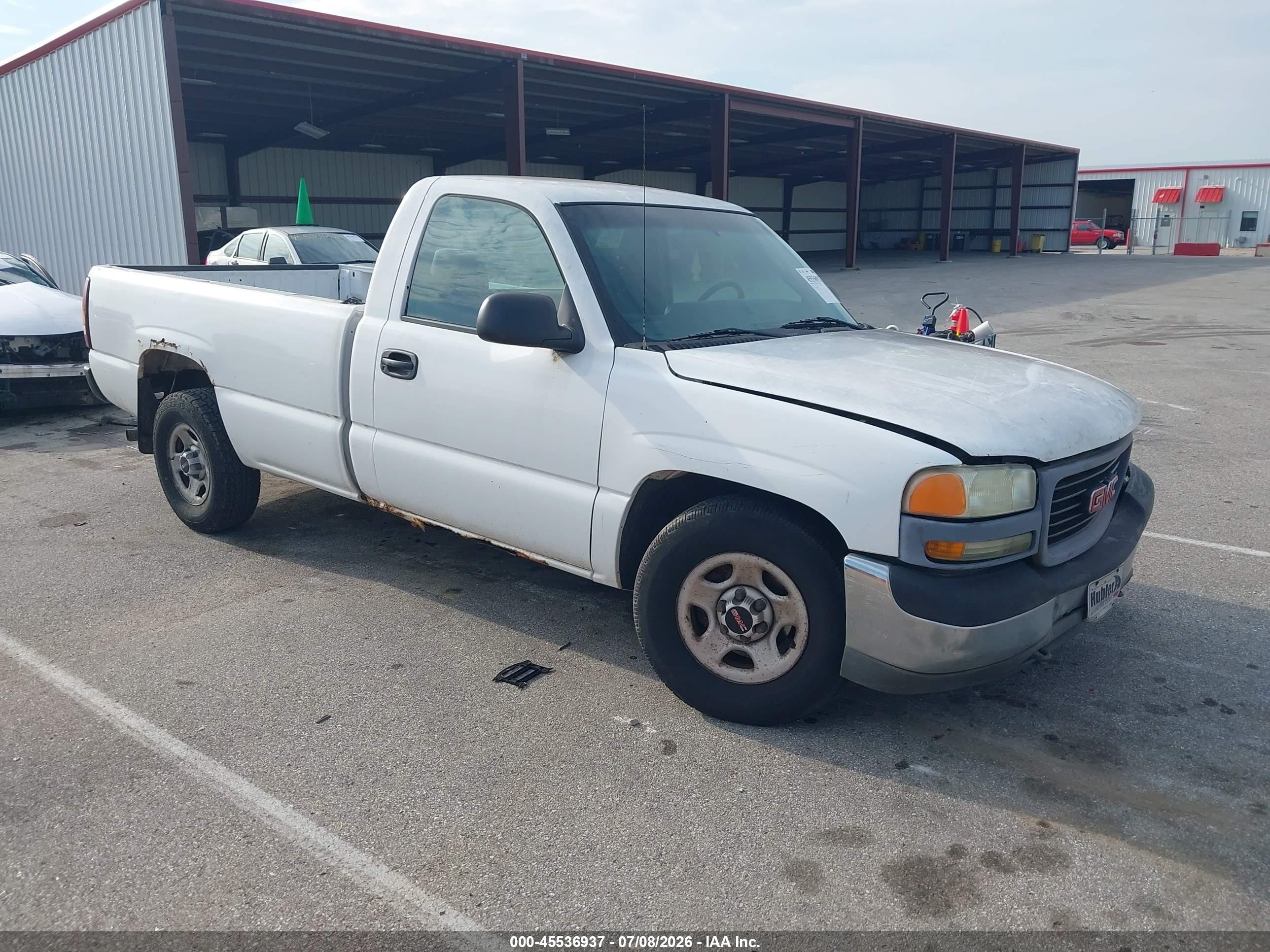 2002 Gmc Sierra 1500 Sierra Ht/sl/sle/standard Белый vin: 1GTEC14V12Z264951