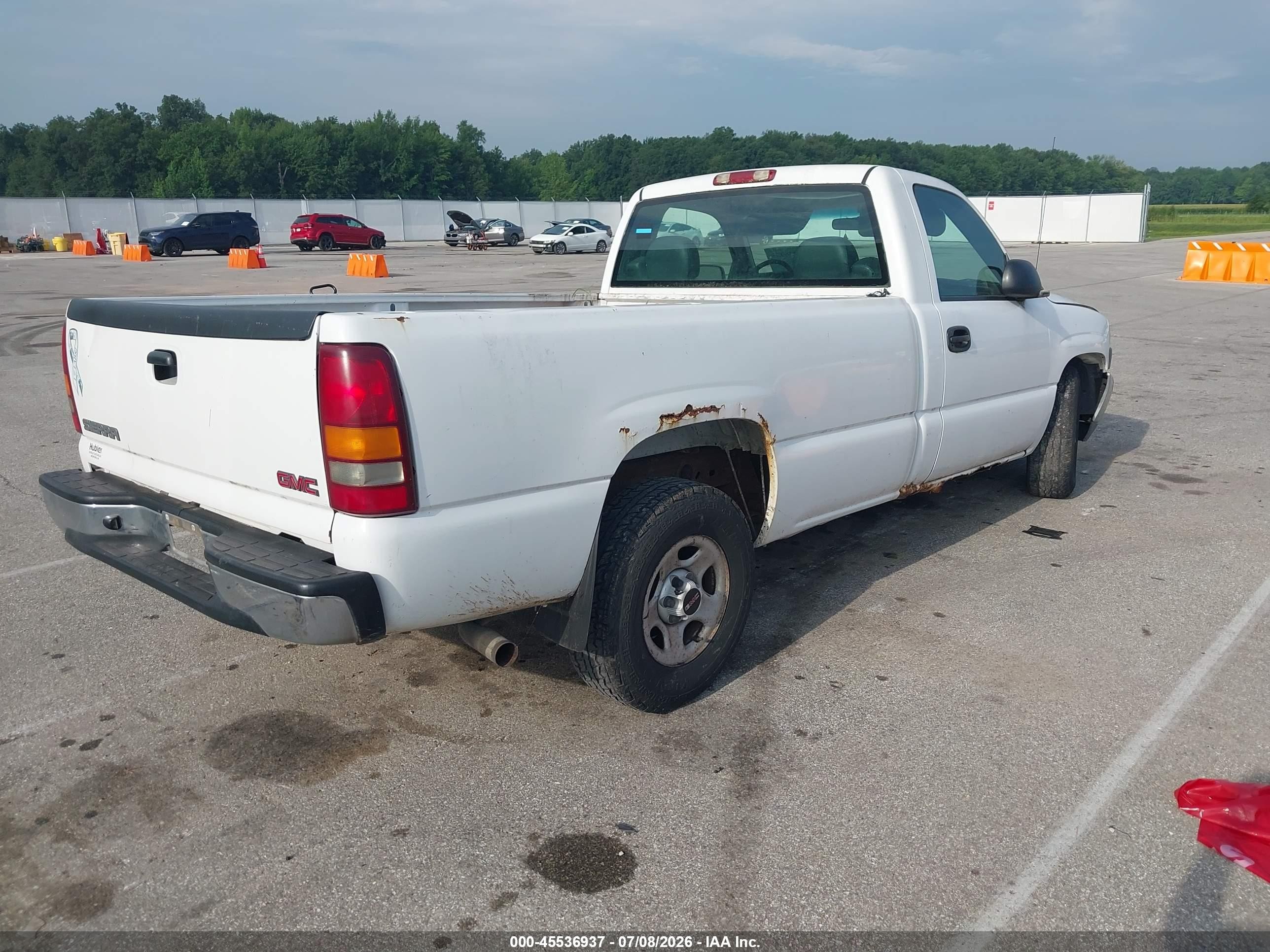 2002 Gmc Sierra 1500 Sierra Ht/sl/sle/standard Белый vin: 1GTEC14V12Z264951