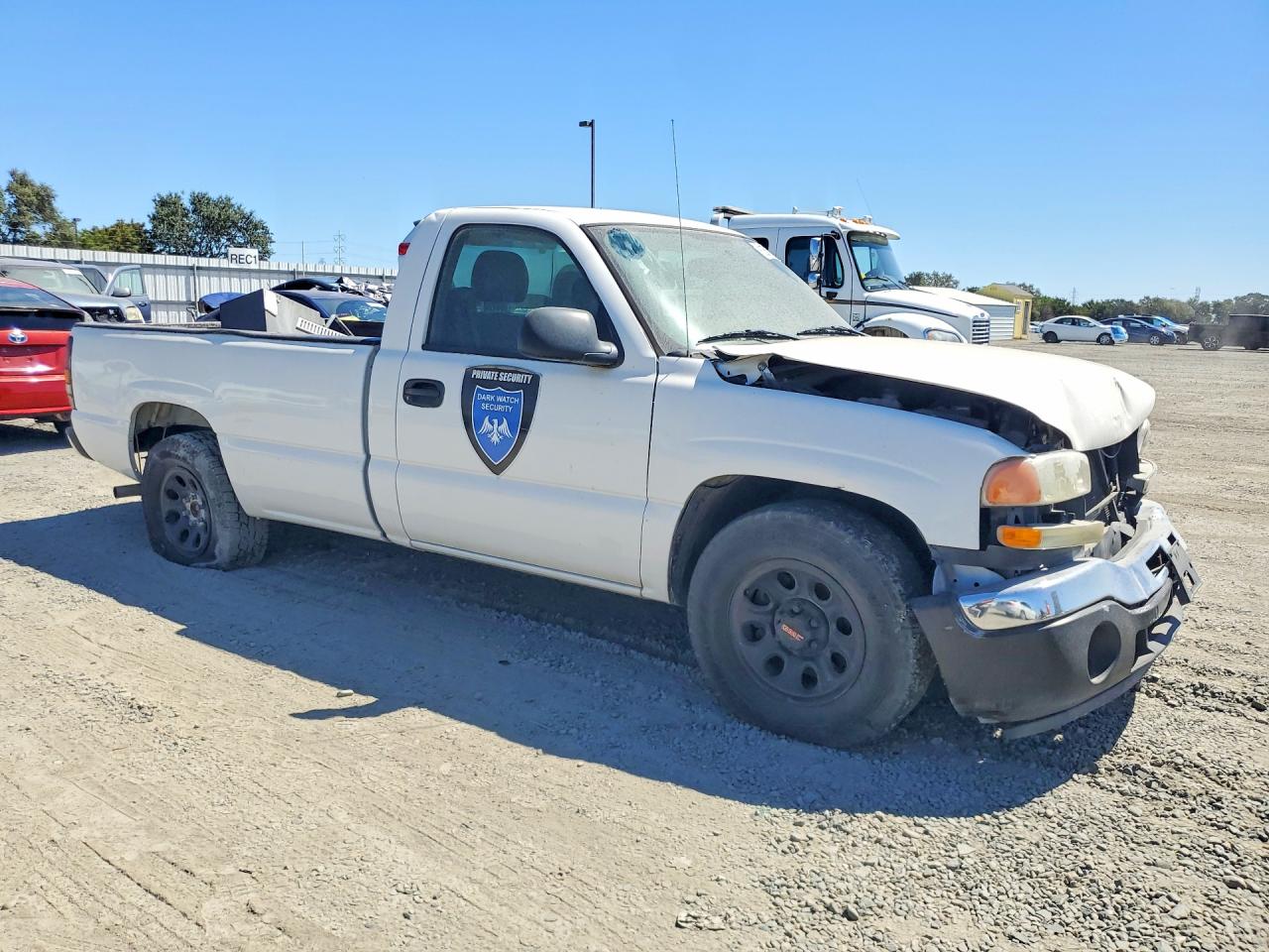 2005 Gmc New Sierra C1500 White vin: 1GTEC14V15Z900403