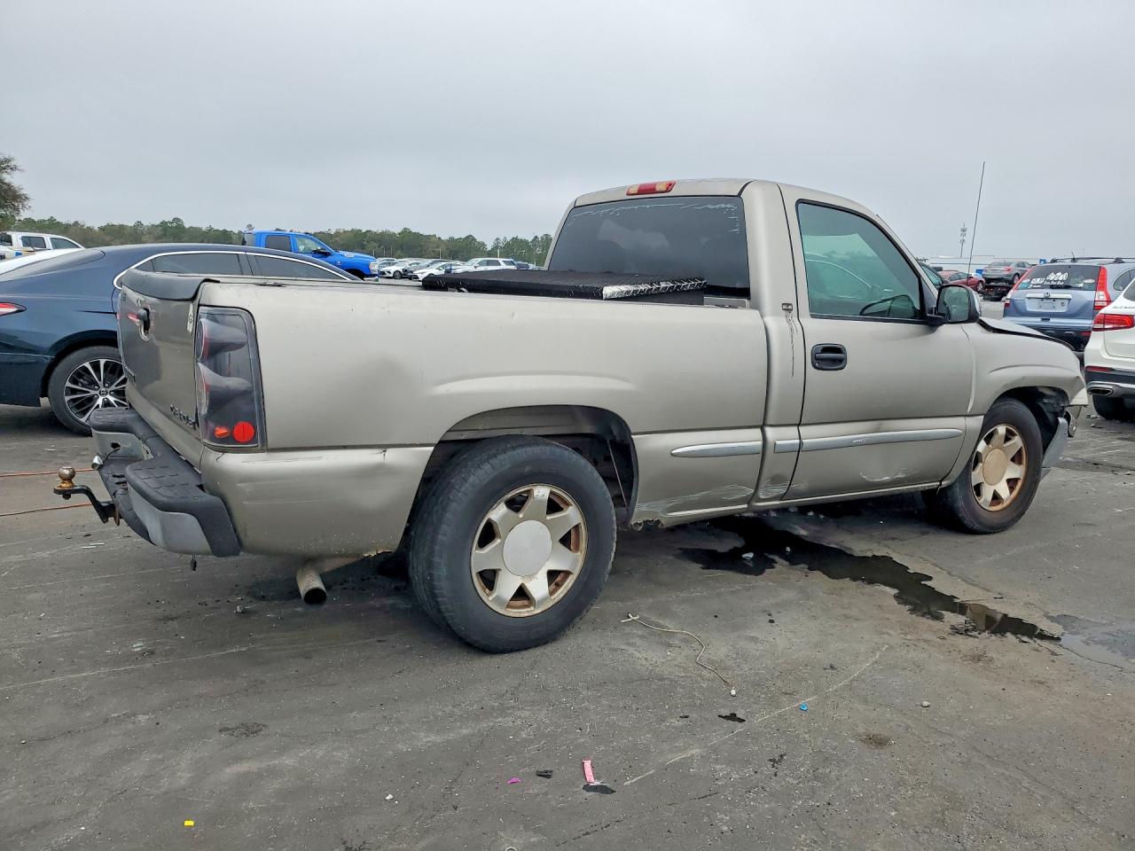 1999 Gmc New Sierra C1500 Серый vin: 1GTEC14V2XZ512471