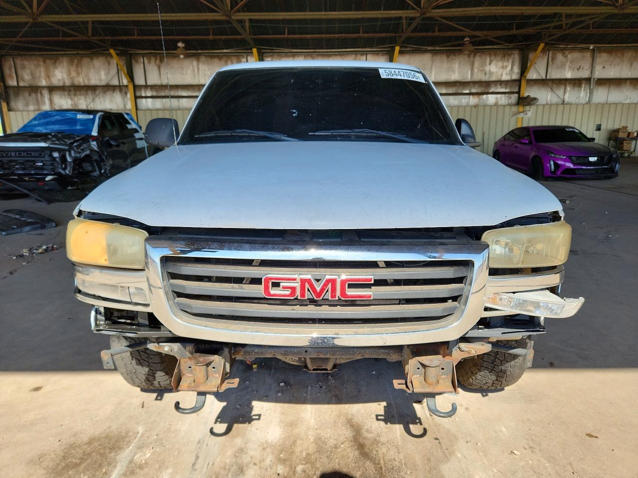2005 Gmc New Sierra C1500 White vin: 1GTEC14V55Z900467