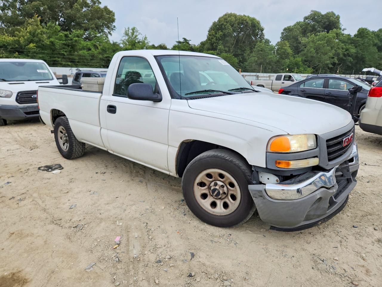 2006 Gmc New Sierra C1500 White vin: 1GTEC14V56Z104187
