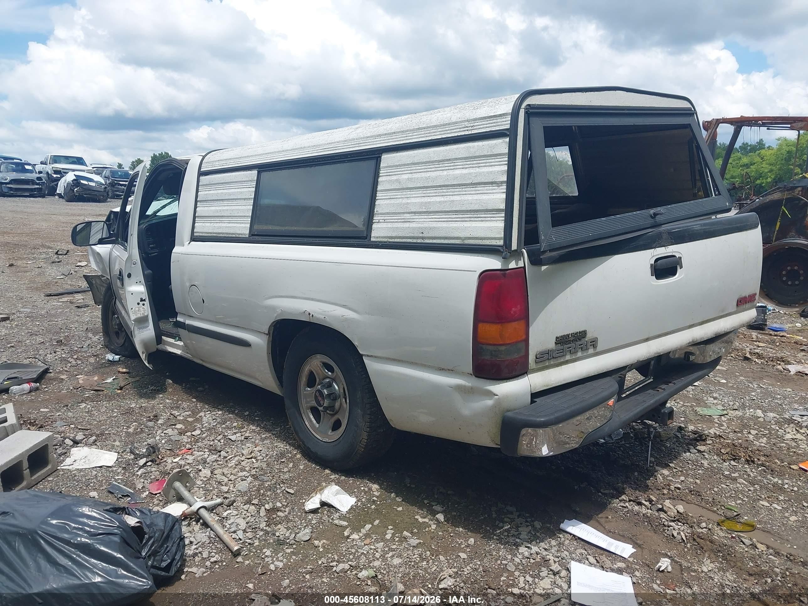 2002 Gmc Sierra 1500 Белый vin: 1GTEC14V62Z265447