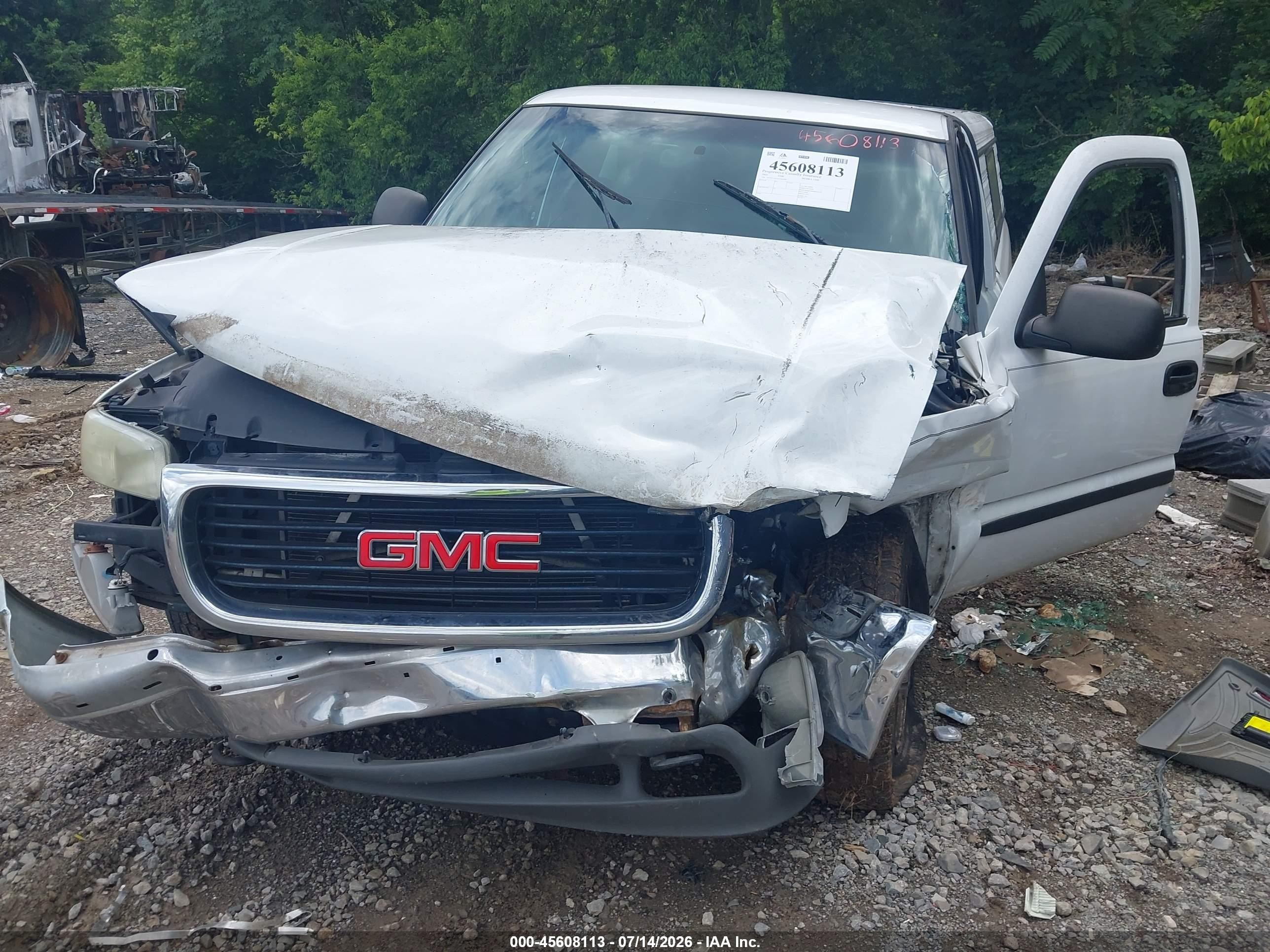 2002 Gmc Sierra 1500 Белый vin: 1GTEC14V62Z265447