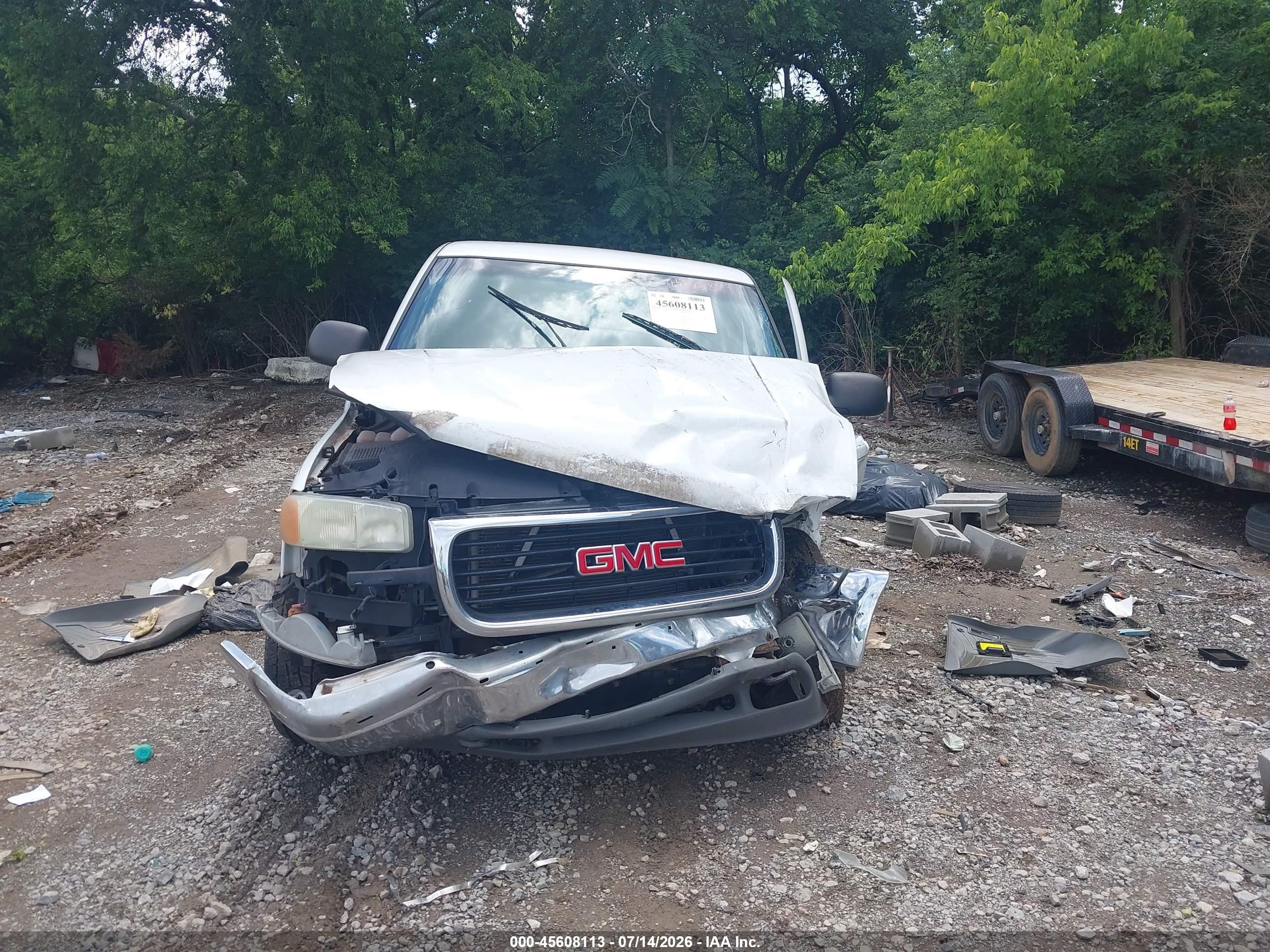2002 Gmc Sierra 1500 Белый vin: 1GTEC14V62Z265447