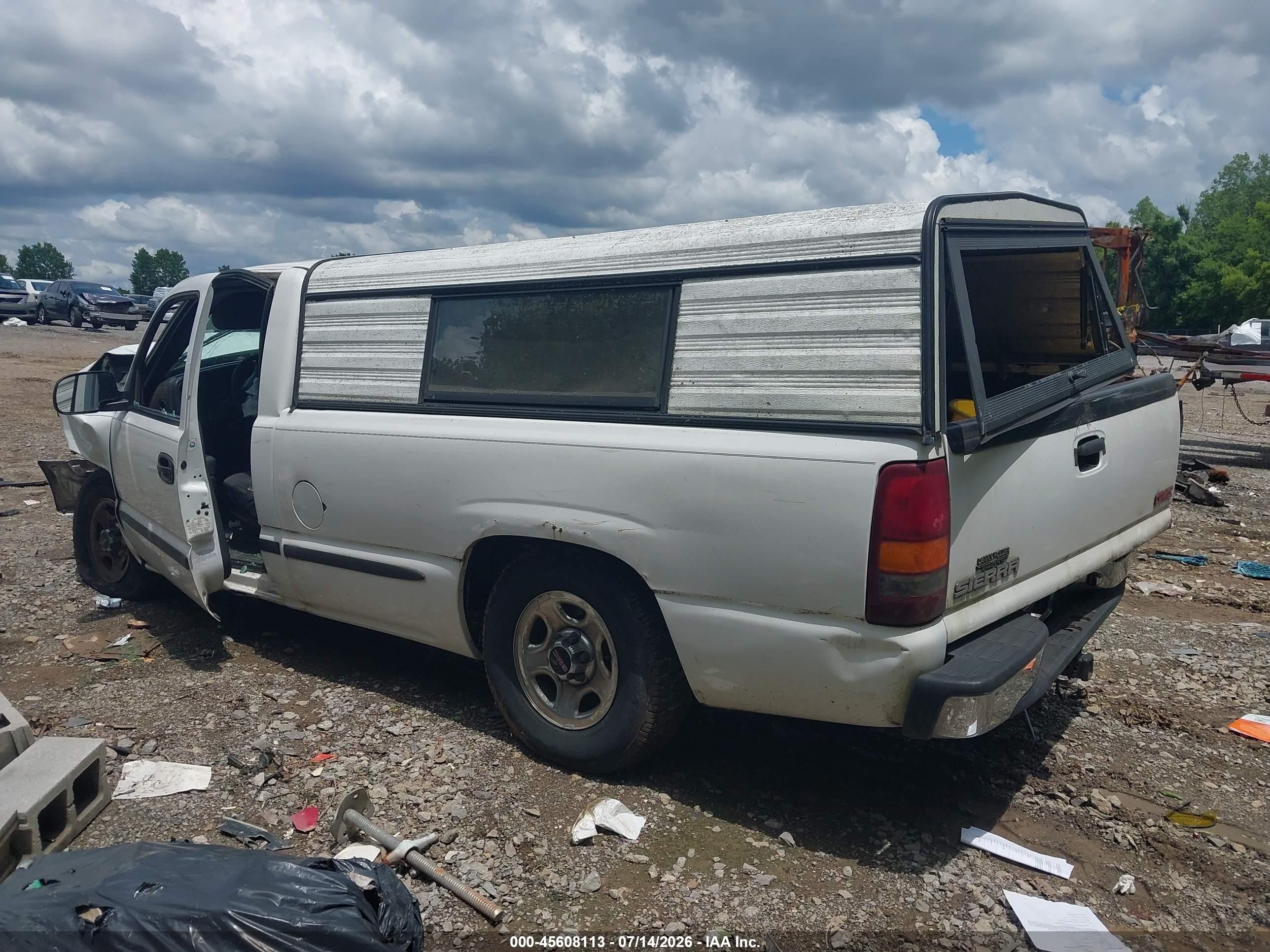 2002 Gmc Sierra 1500 Белый vin: 1GTEC14V62Z265447