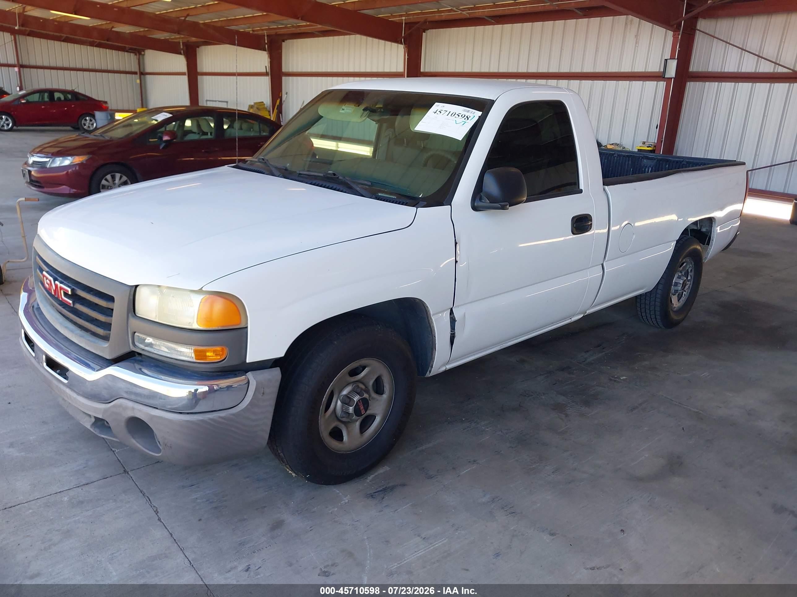 2003 Gmc Sierra 1500 Work Truck Белый vin: 1GTEC14V63Z320917