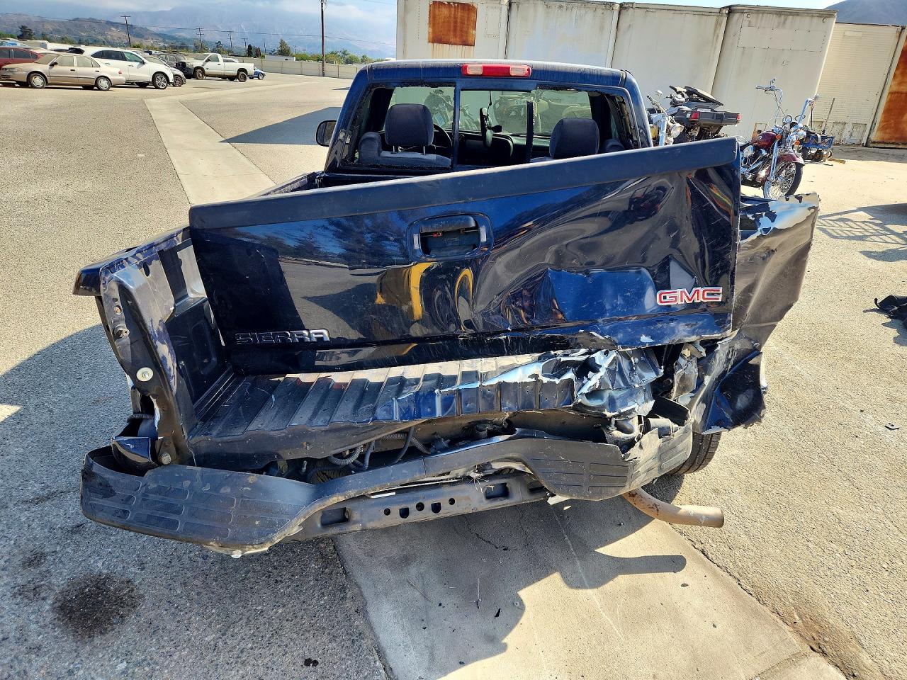 2005 Gmc New Sierra C1500 Blue vin: 1GTEC14V75Z291107