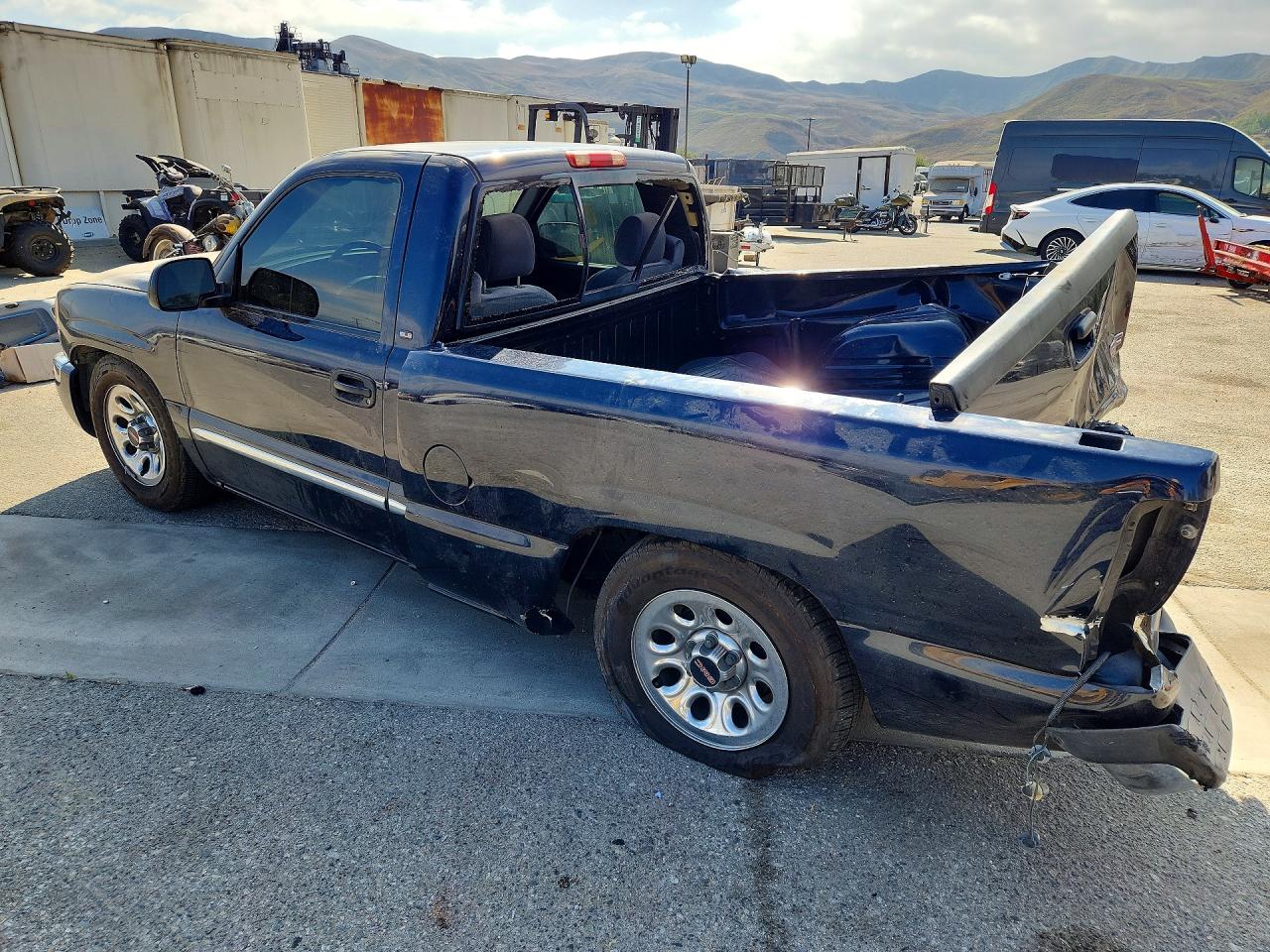 2005 Gmc New Sierra C1500 Blue vin: 1GTEC14V75Z291107