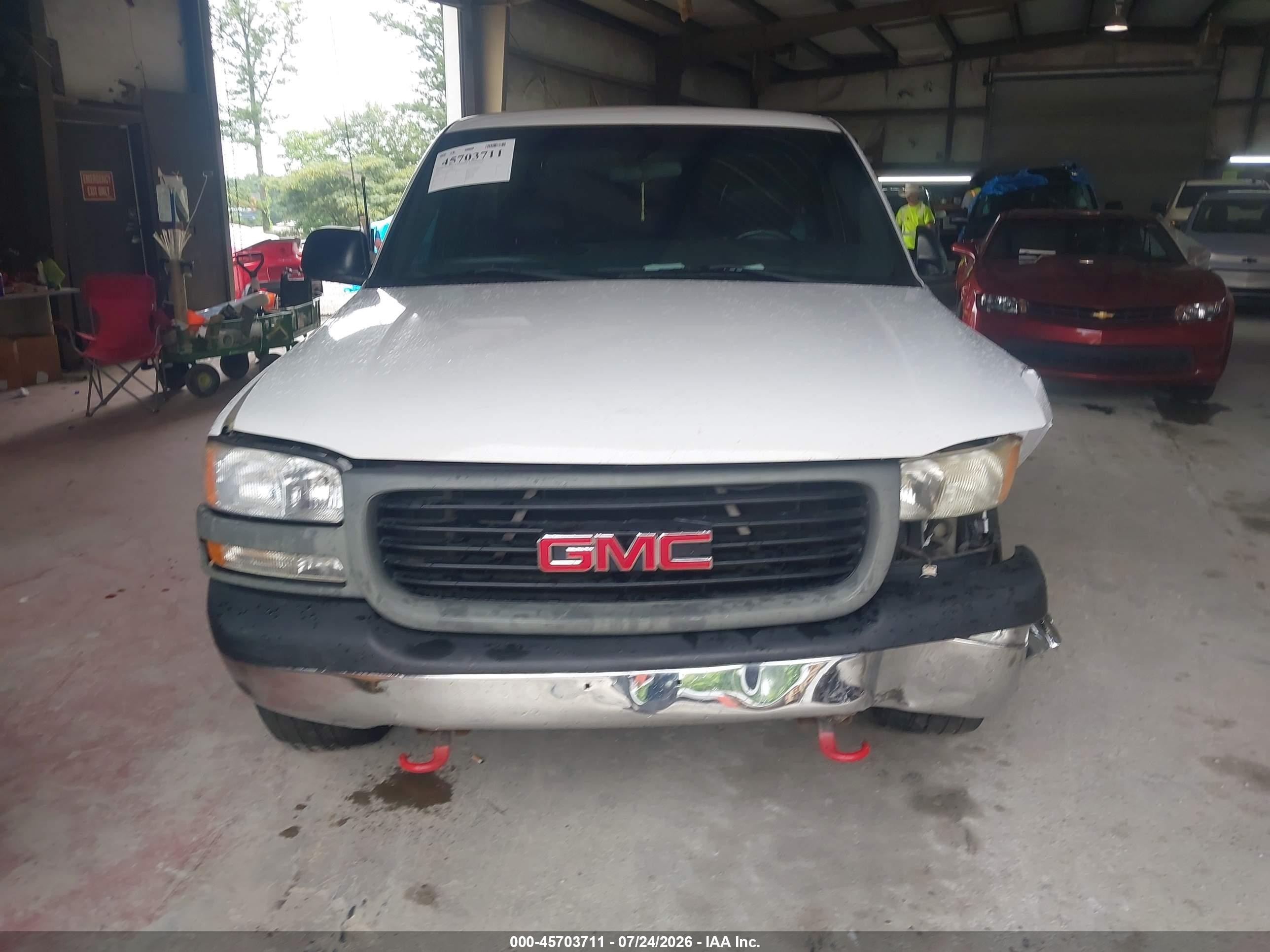 2001 Gmc Sierra 1500 Sl Белый vin: 1GTEC14V81E108394