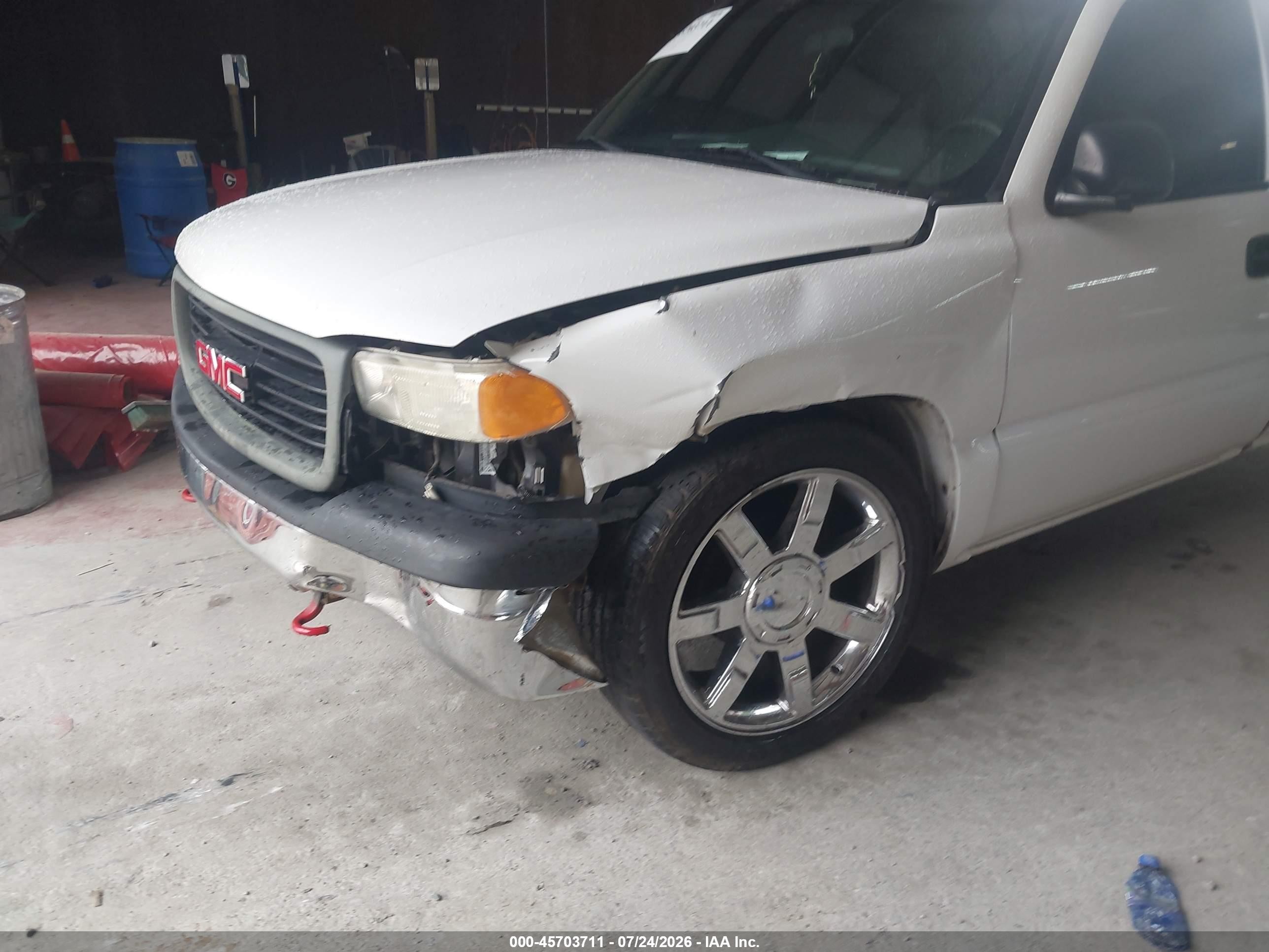 2001 Gmc Sierra 1500 Sl Белый vin: 1GTEC14V81E108394