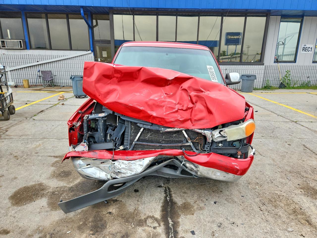 2002 Gmc New Sierra C1500 Red vin: 1GTEC14V82Z316656