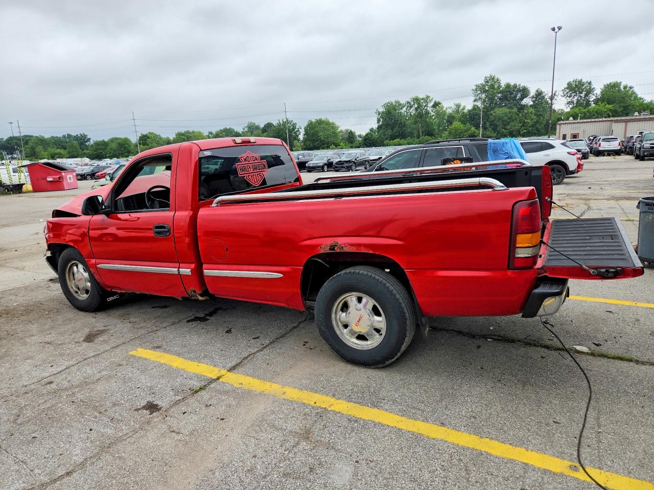 2002 Gmc New Sierra C1500 Red vin: 1GTEC14V82Z316656