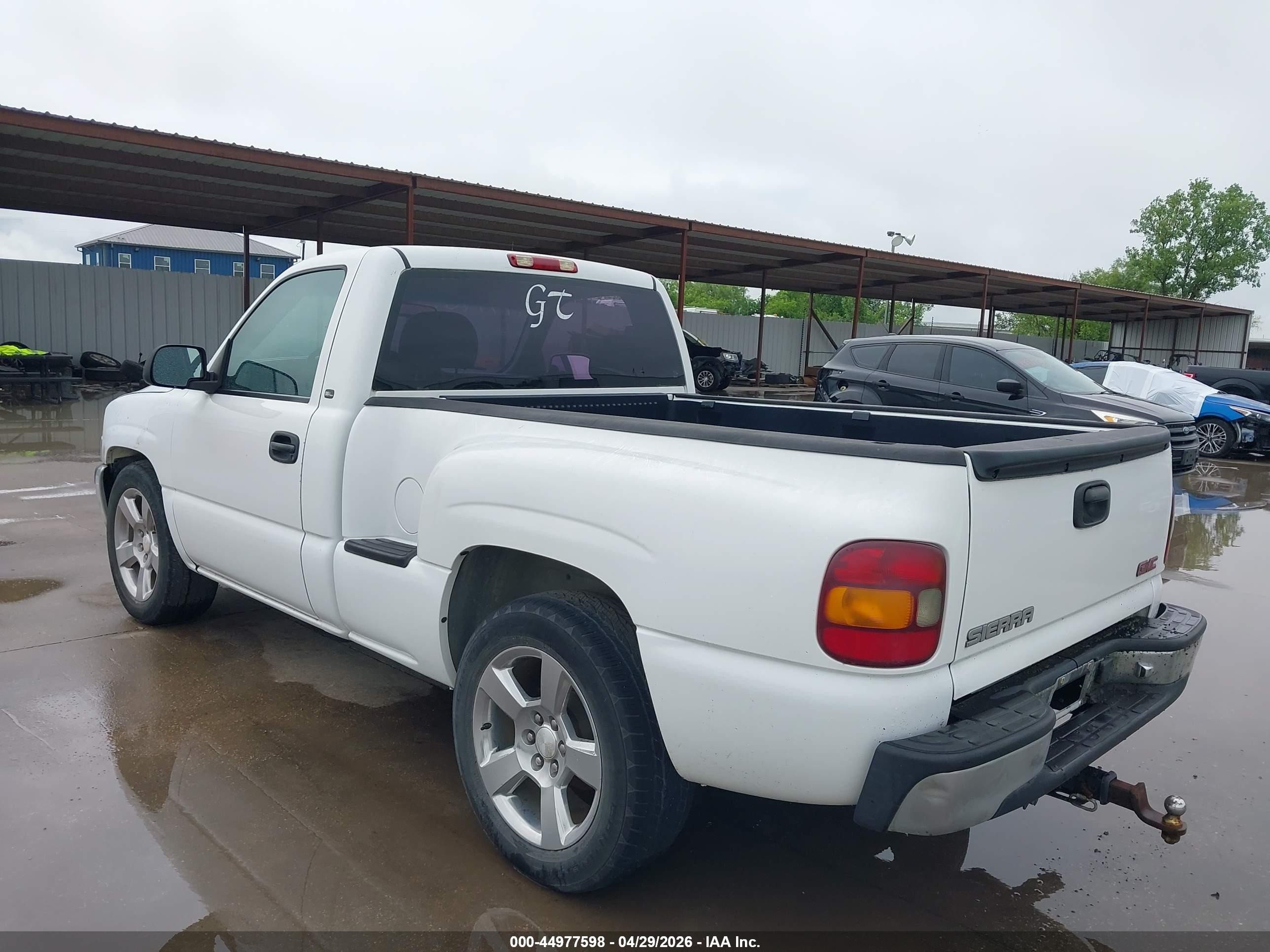 2002 Gmc Sierra 1500 Sl White vin: 1GTEC14V92Z122363