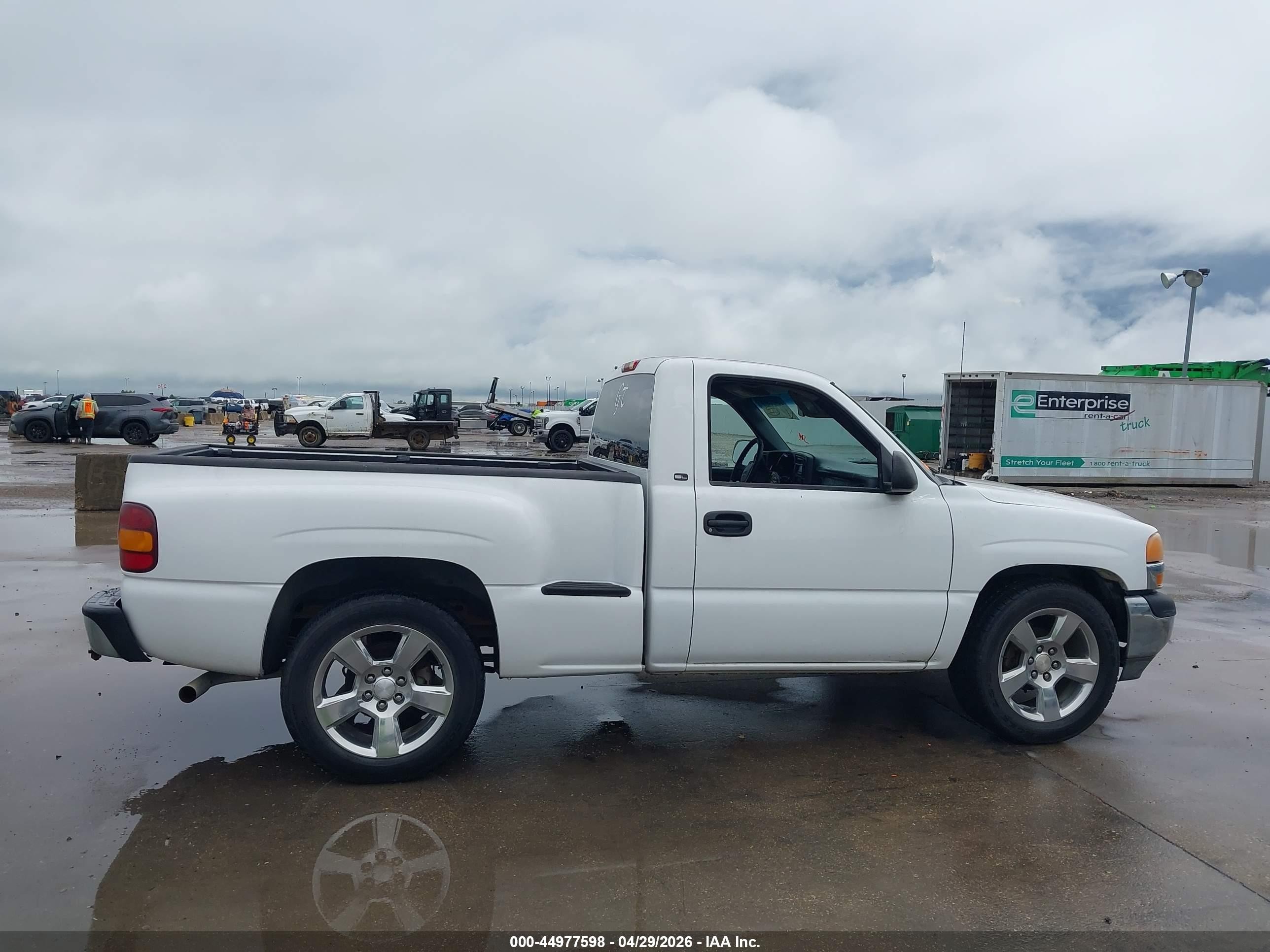 2002 Gmc Sierra 1500 Sl White vin: 1GTEC14V92Z122363