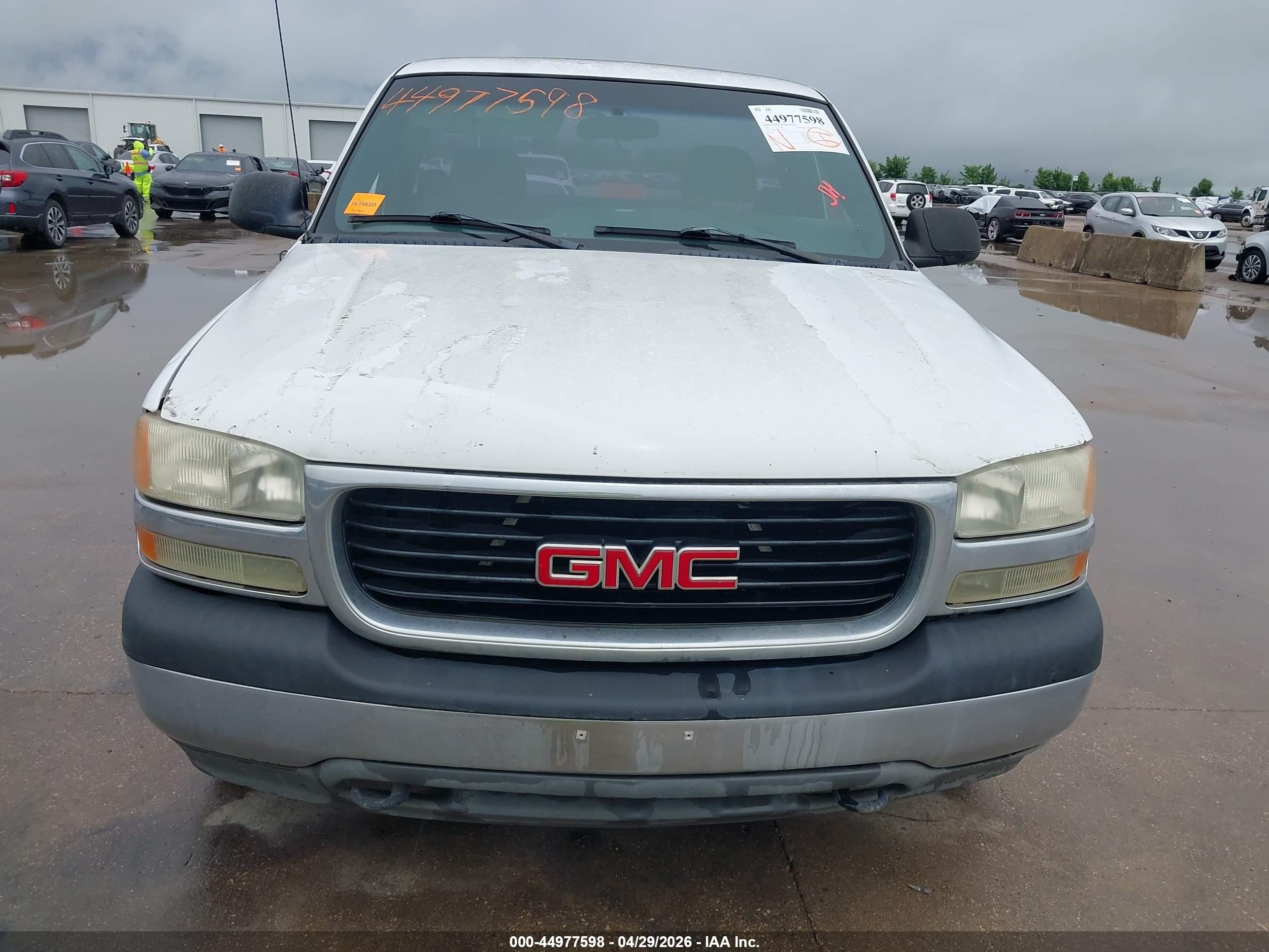2002 Gmc Sierra 1500 Sl White vin: 1GTEC14V92Z122363