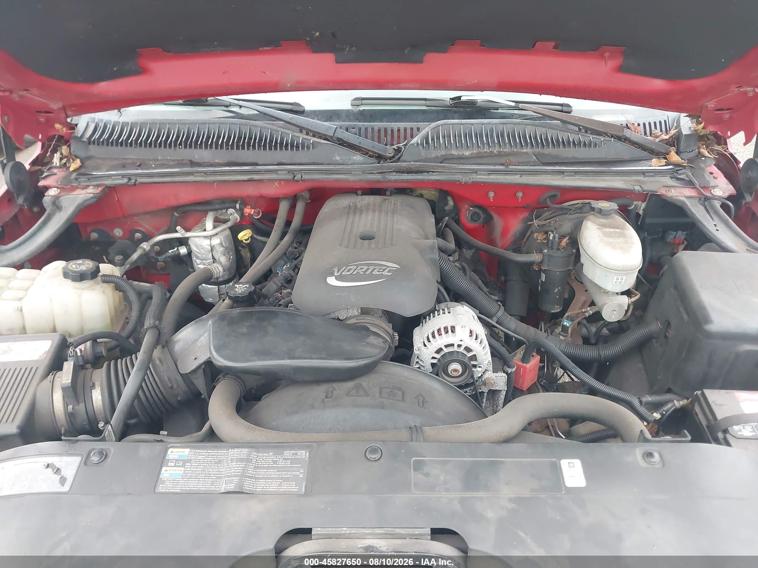 2003 Gmc Sierra 1500 Work Truck Red vin: 1GTEC14V93Z267467