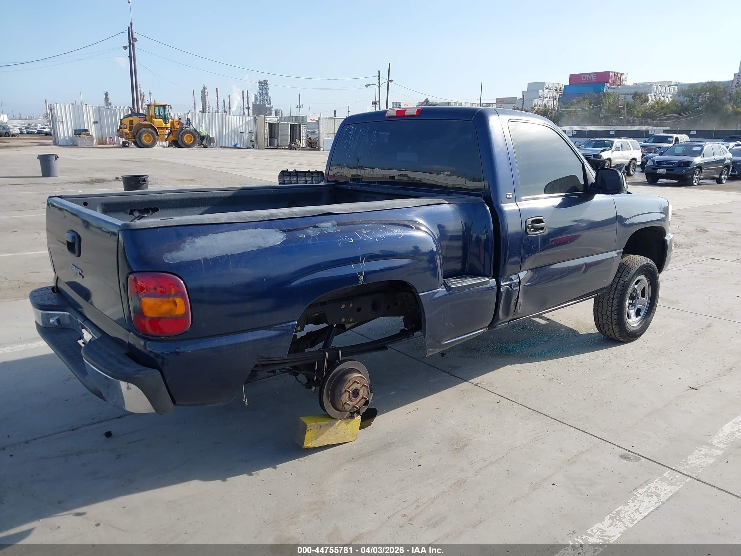 2000 Gmc Sierra 1500 Sle Blue vin: 1GTEC14V9YZ290416