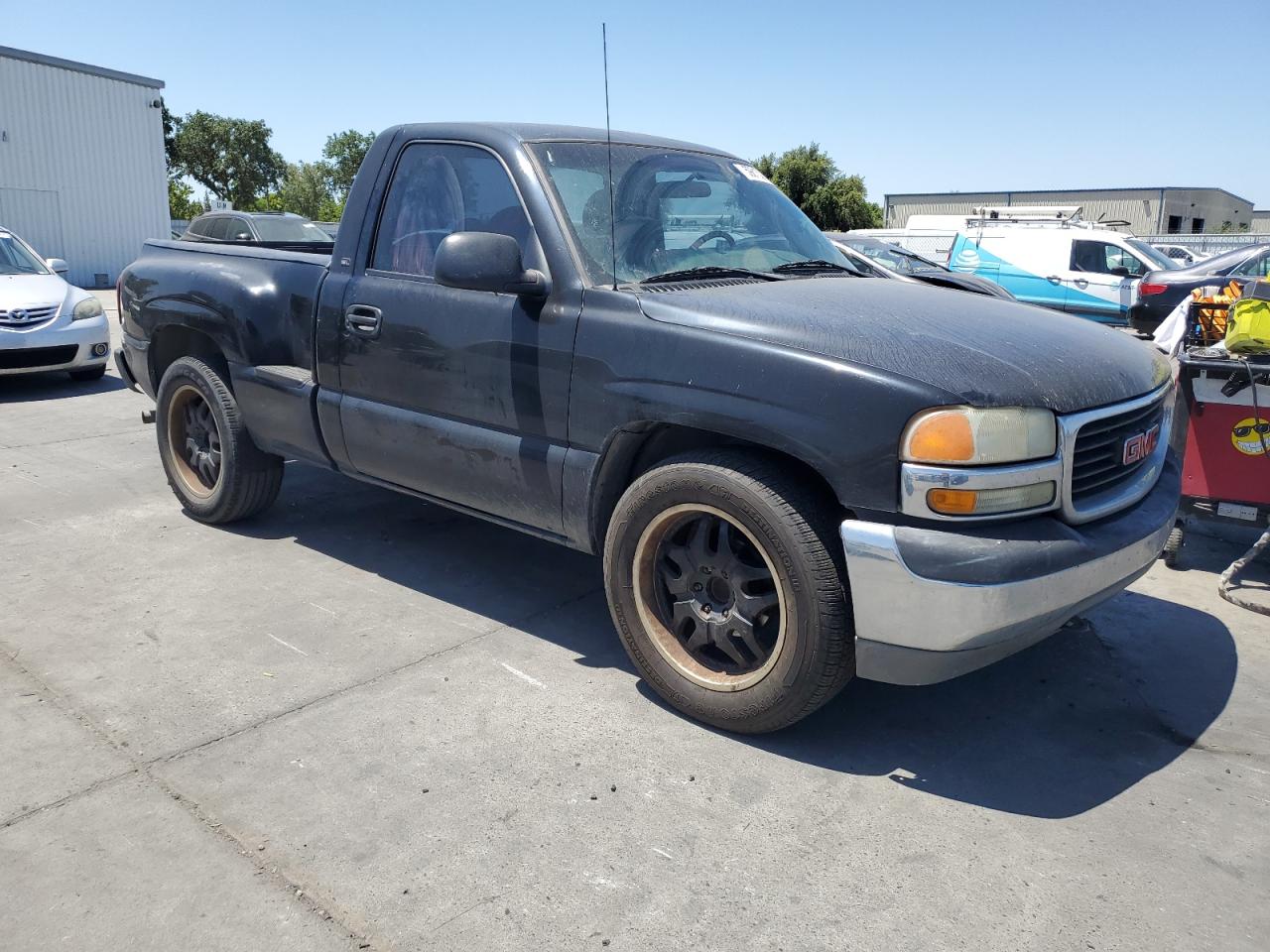 2002 Gmc New Sierra C1500 Black vin: 1GTEC14W12Z185790