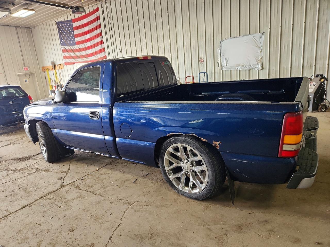 2002 Gmc New Sierra C1500 Blue vin: 1GTEC14W22Z140969
