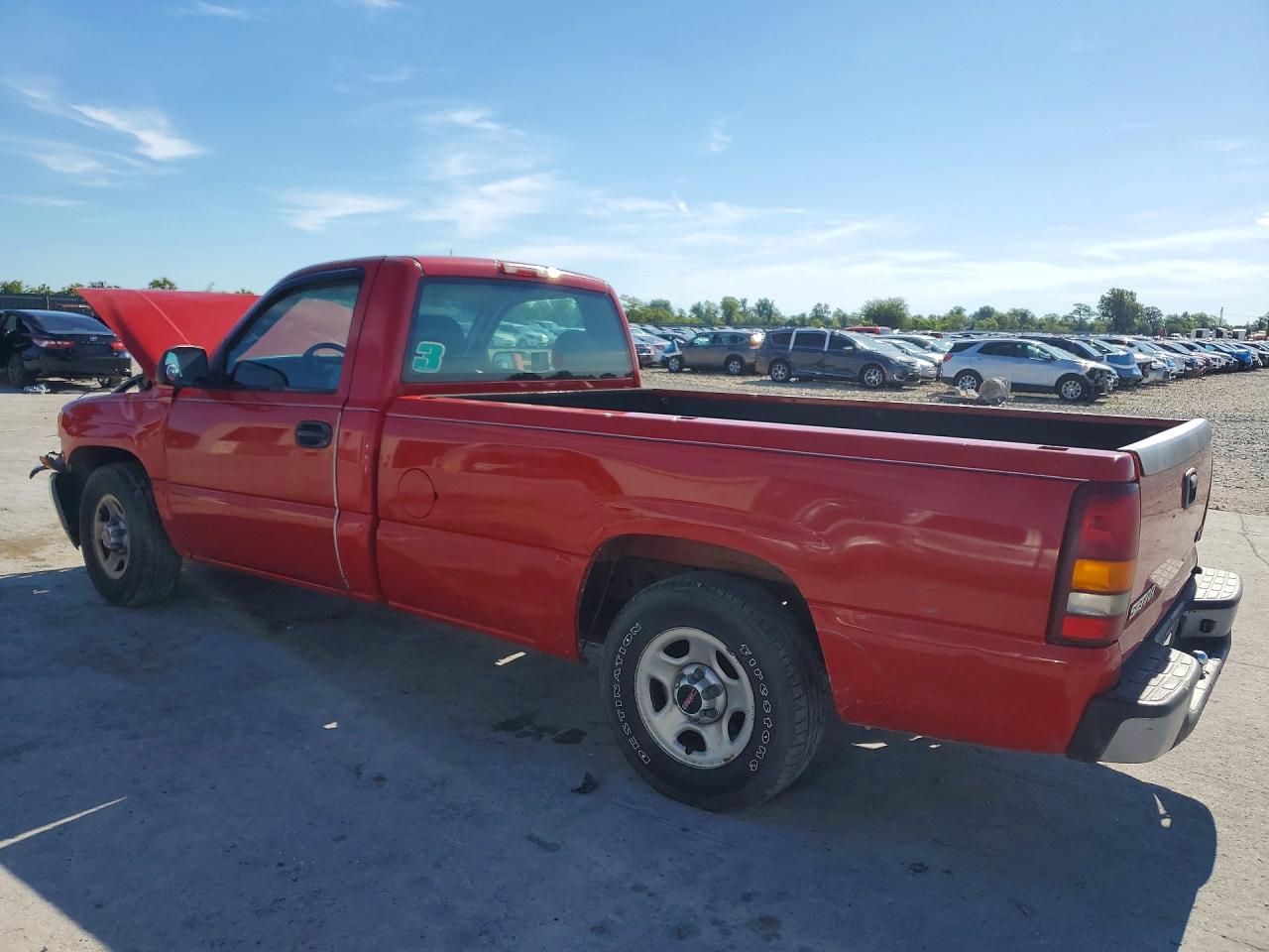 2002 Gmc New Sierra C1500 Red vin: 1GTEC14W52Z175960