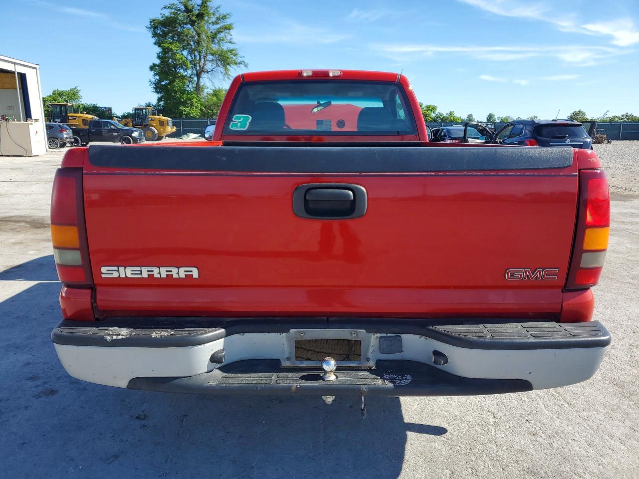 2002 Gmc New Sierra C1500 Red vin: 1GTEC14W52Z175960
