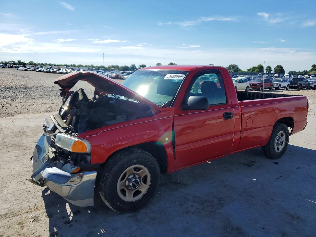 2002 Gmc New Sierra C1500 Red vin: 1GTEC14W52Z175960