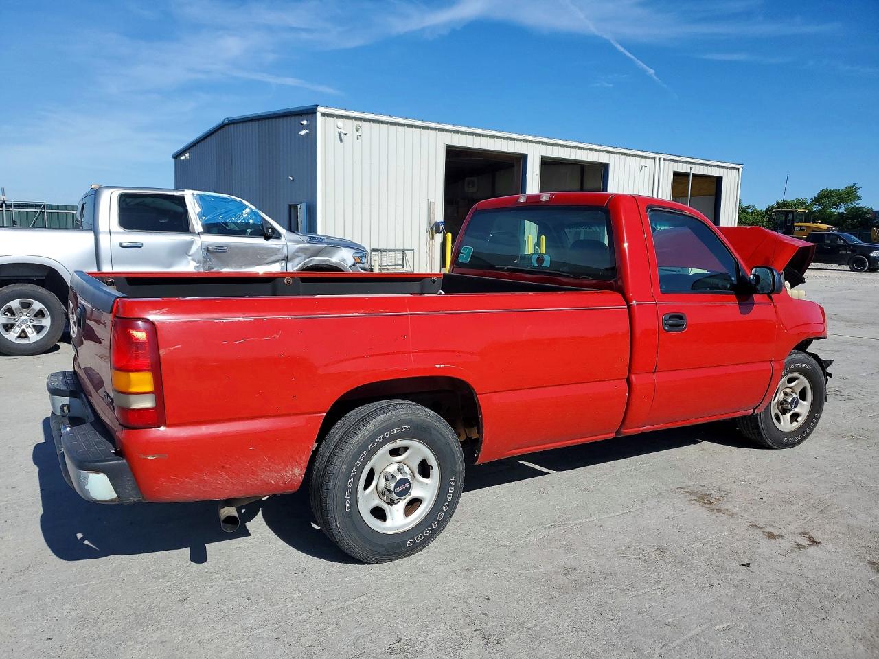 2002 Gmc New Sierra C1500 Red vin: 1GTEC14W52Z175960