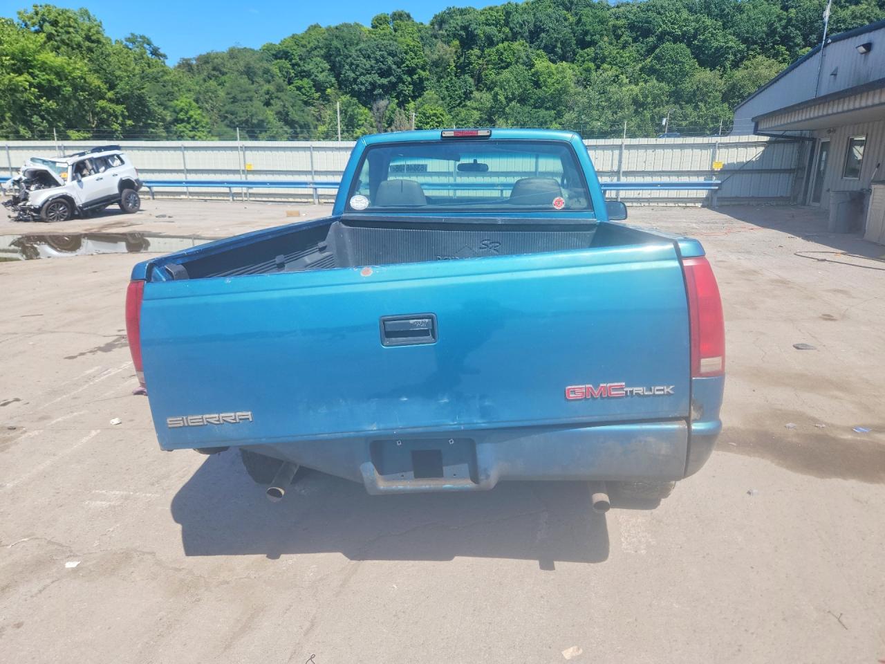 1997 Gmc Sierra C1500 Blue vin: 1GTEC14W5VZ509778